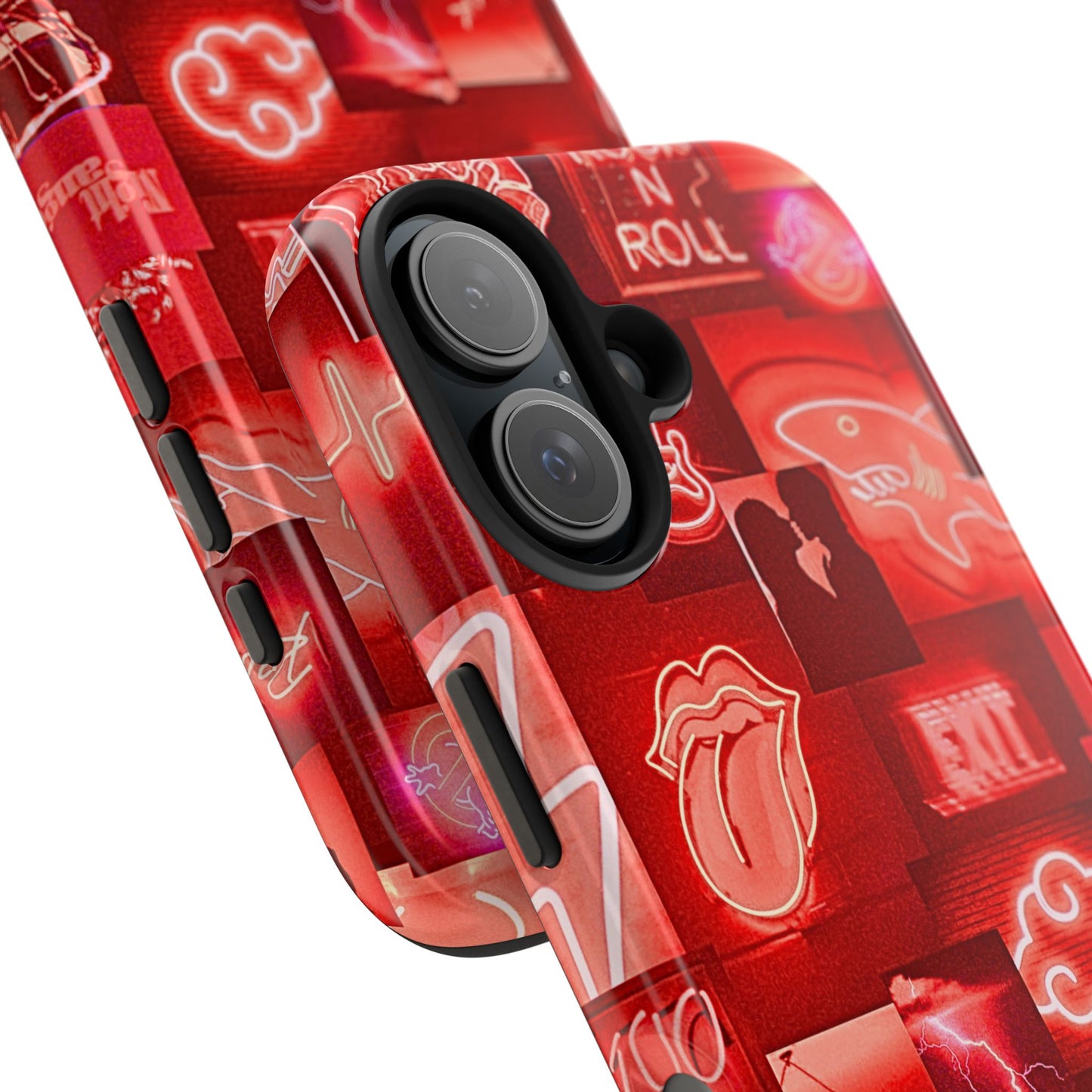 Red Neon Style Tough Phone Case | Aesthetic