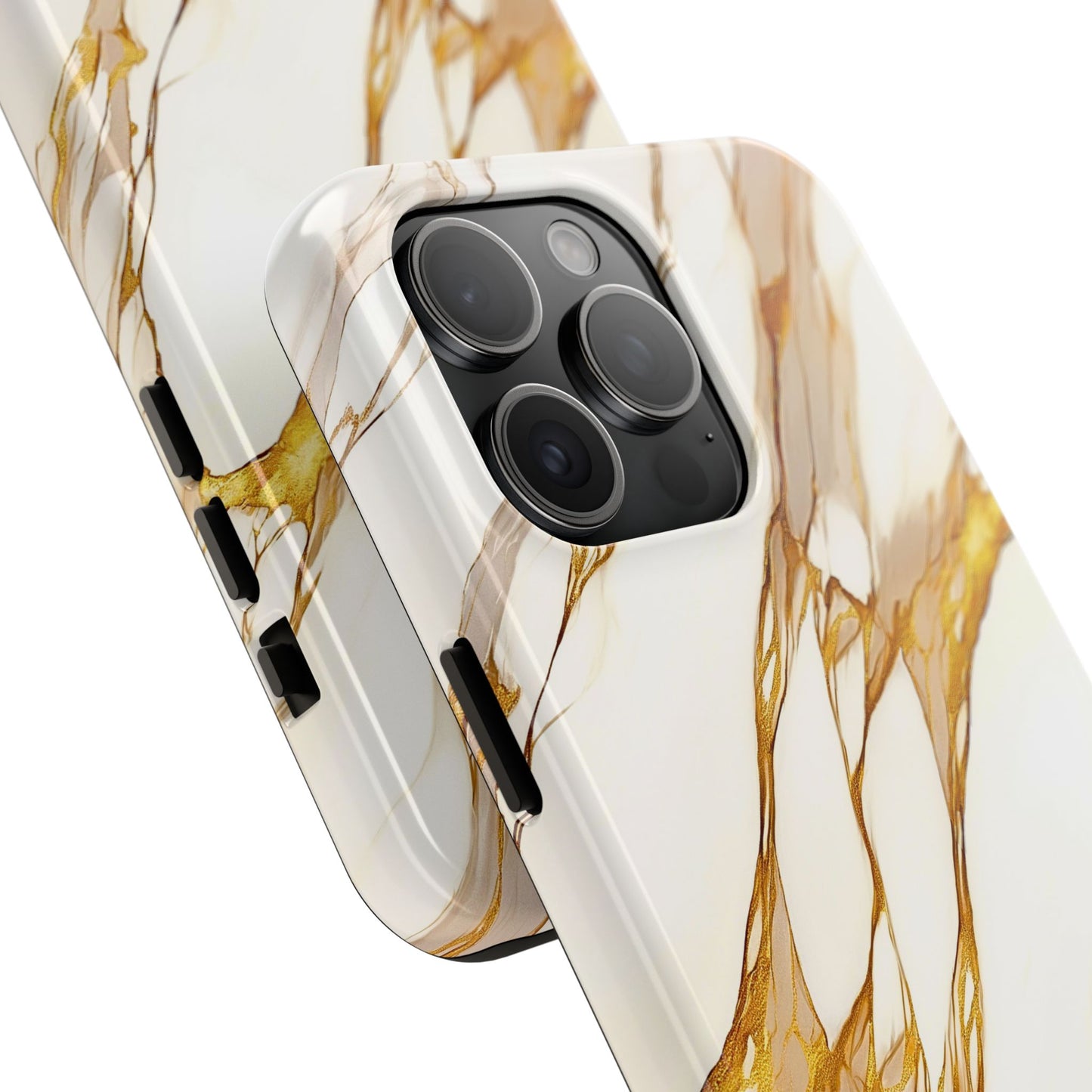 Luxury Marble Gold Vein Texture Pattern Style Tough Phone Case/Cover | Aesthetic