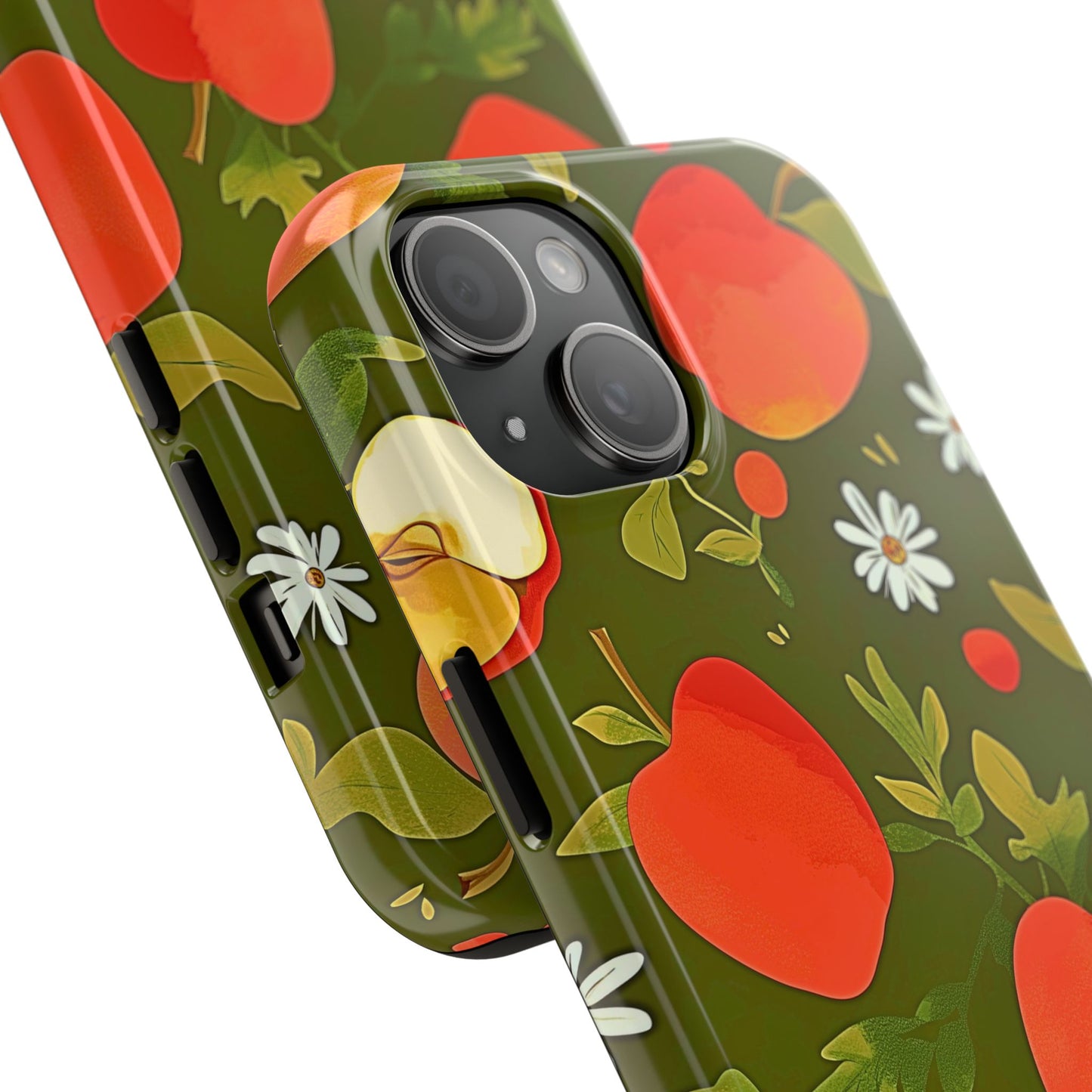 Apple & Berry Garden Pattern Style Tough Phone Case/Cover | Aesthetic