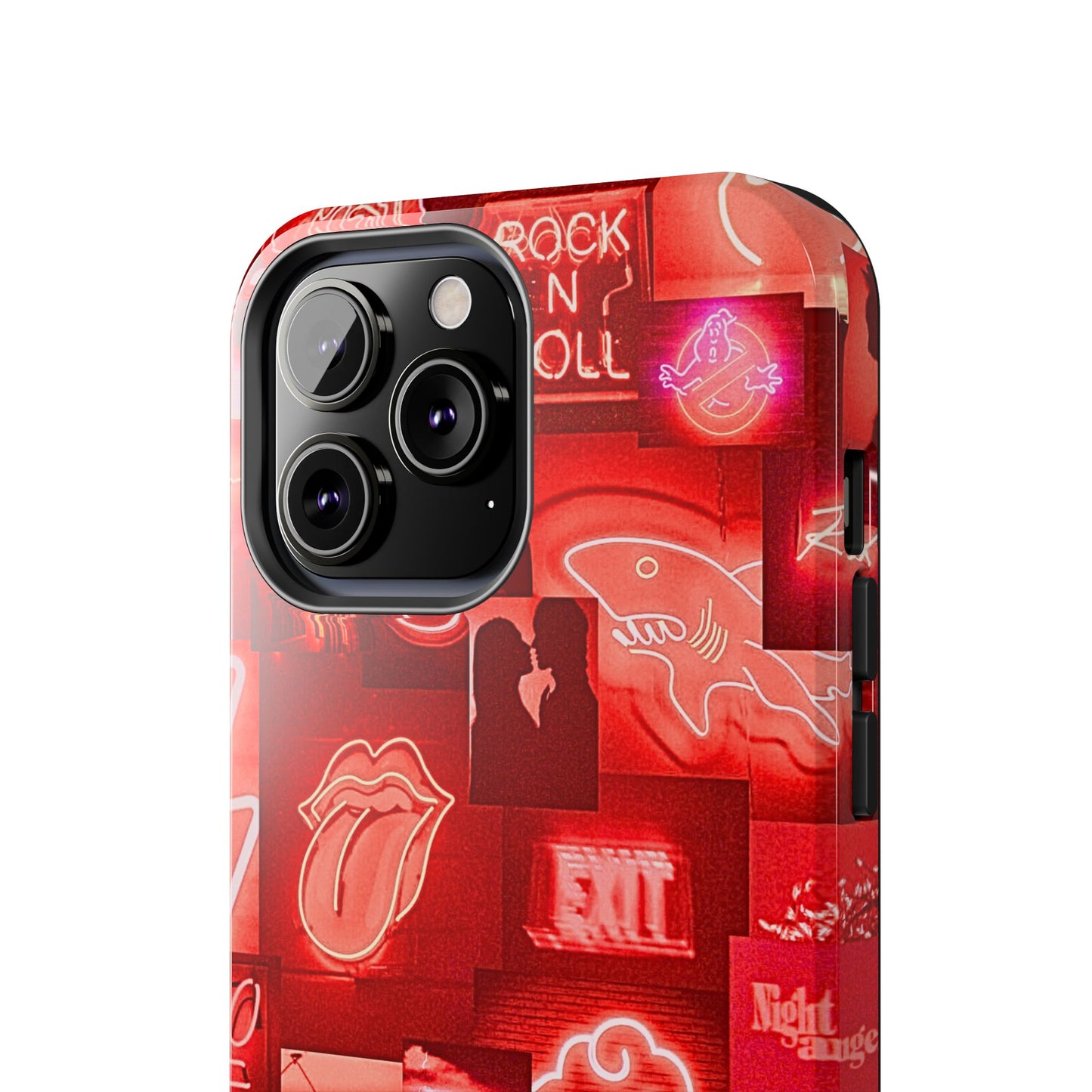 Red Neon Style Tough Phone Case | Aesthetic