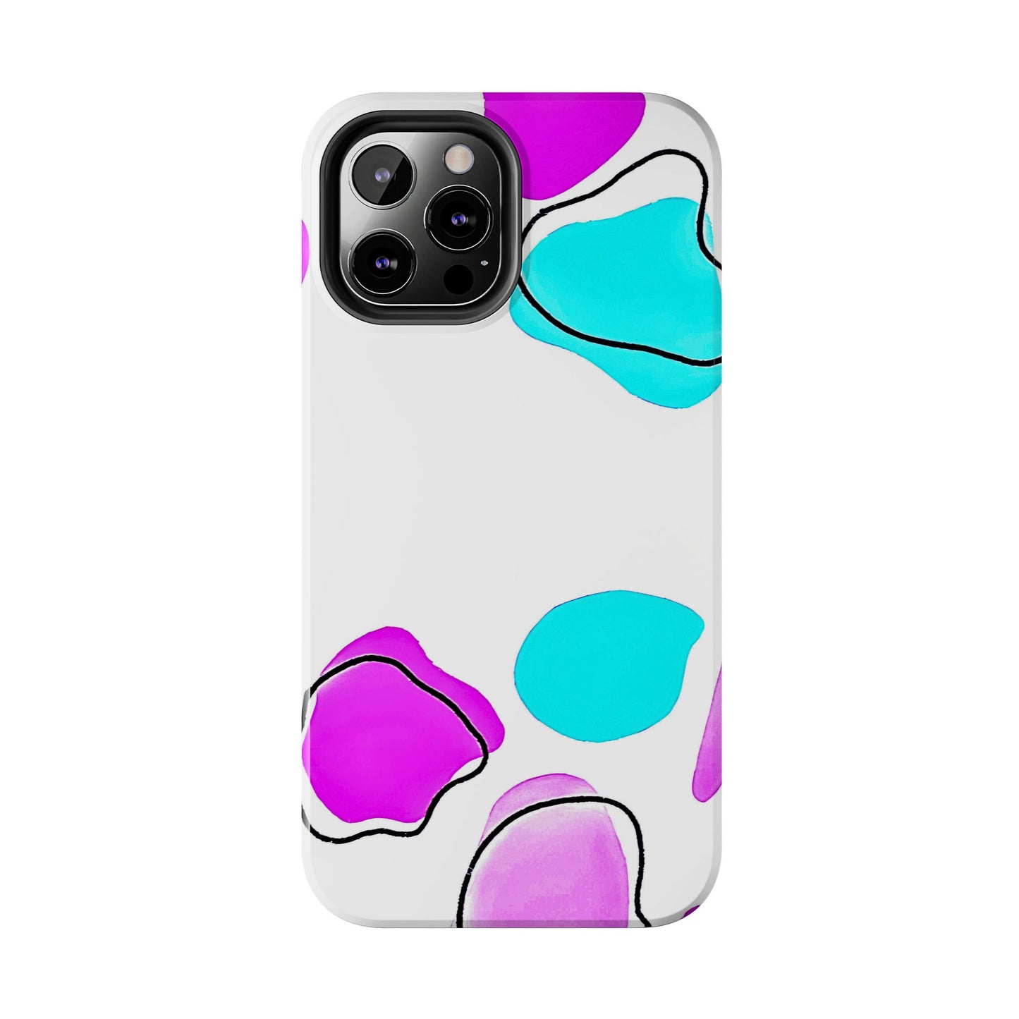 Abstract Shapes Preppy Pastel Style (Version 2) Tough Phone Case | Aesthetic