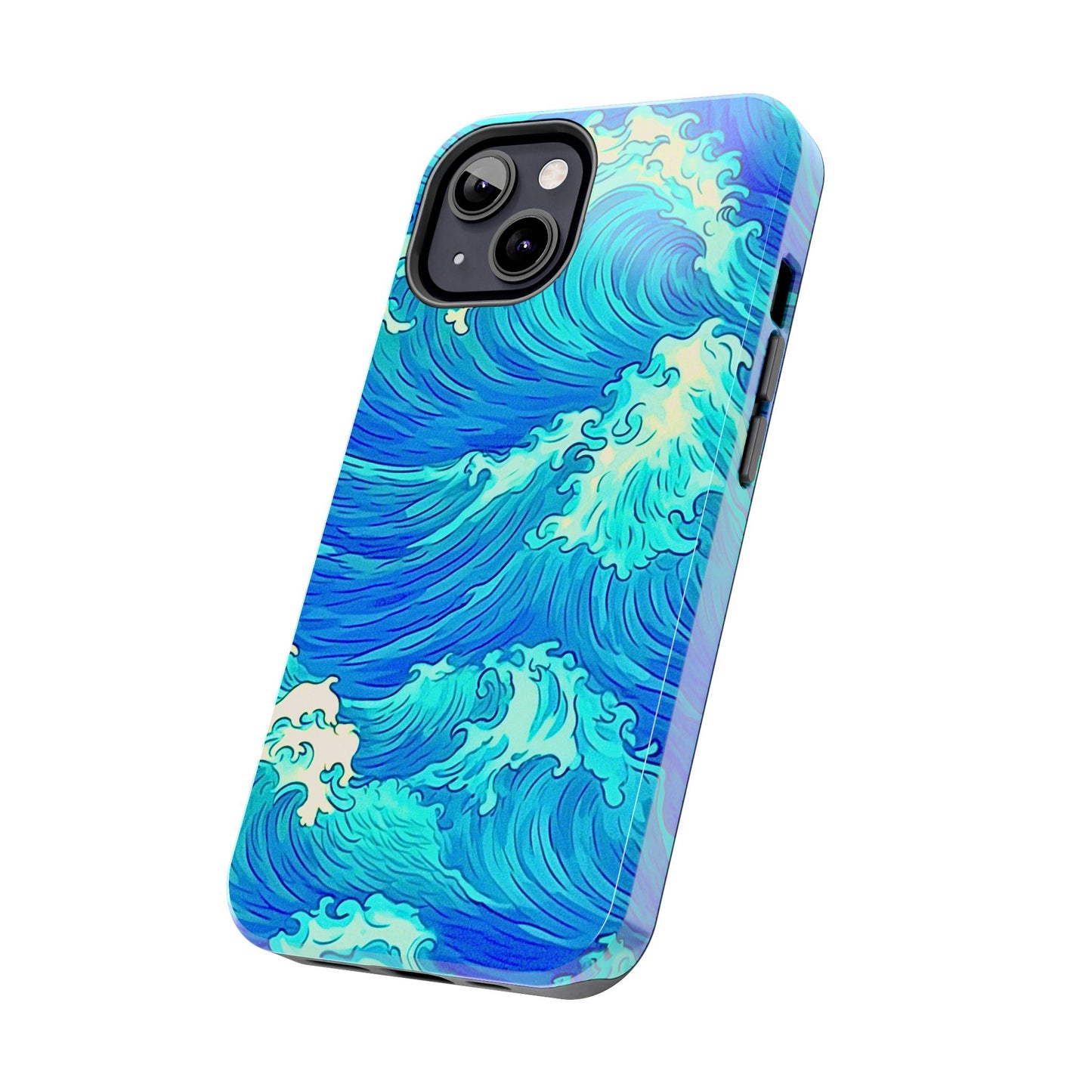 Cool Water Wave Style Tough Phone Case | Aesthetic