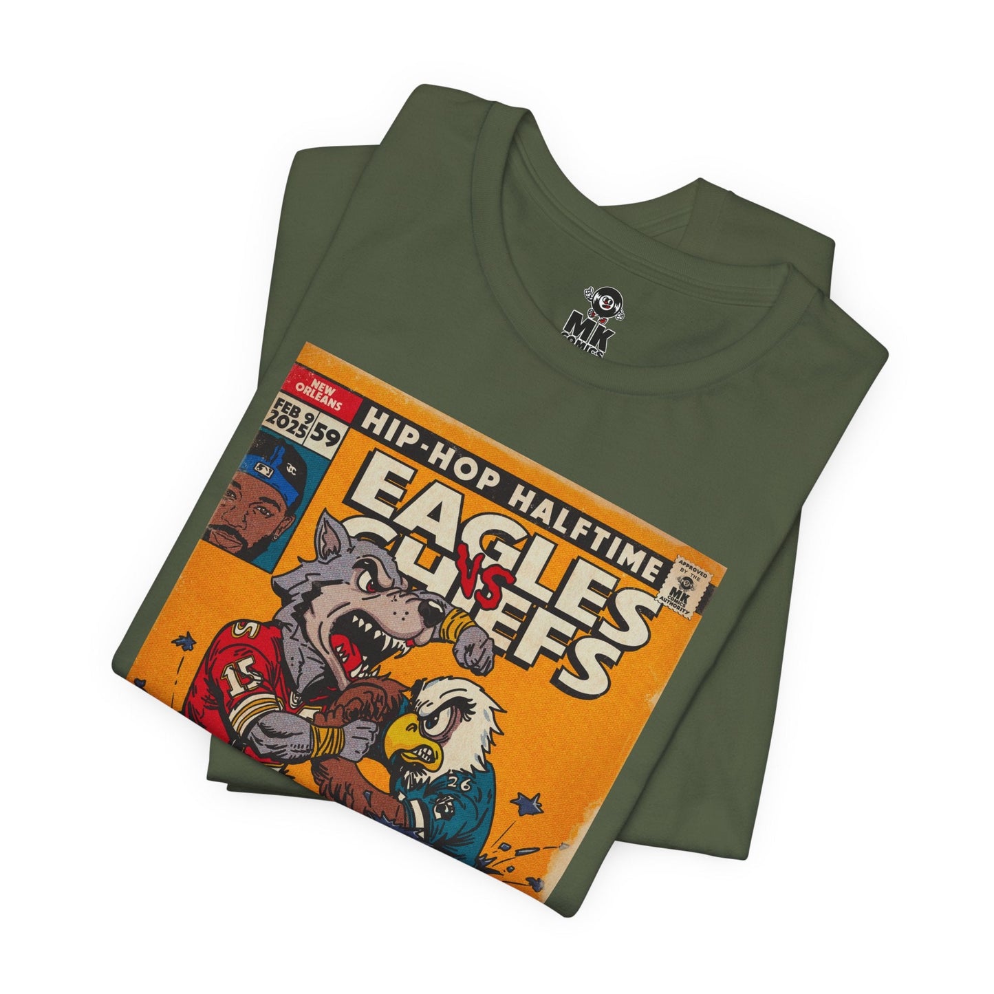 2025 Halftime - Eagles vs Chiefs - Unisex Jersey Short Sleeve Tee