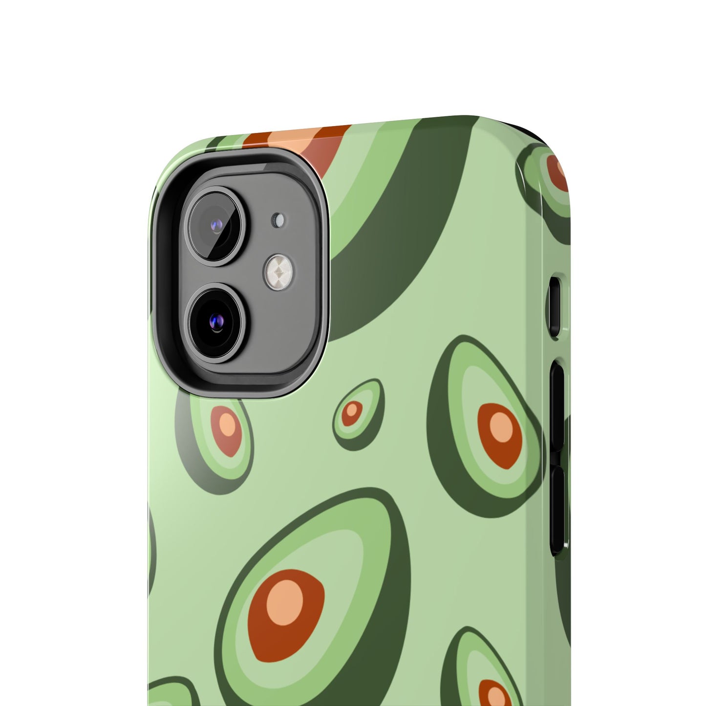 Trendy Avocado Pattern Green Aesthetic Minimal Fruit Phone Case | Food