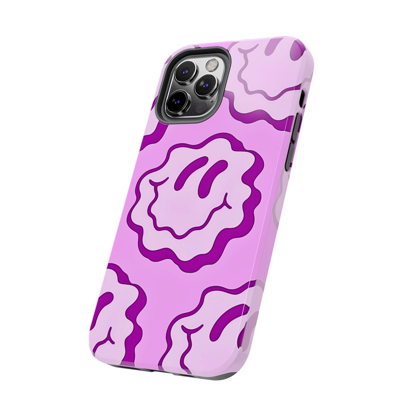 Waving Smile Preppy Pinky Tough Phone Case | Aesthetic
