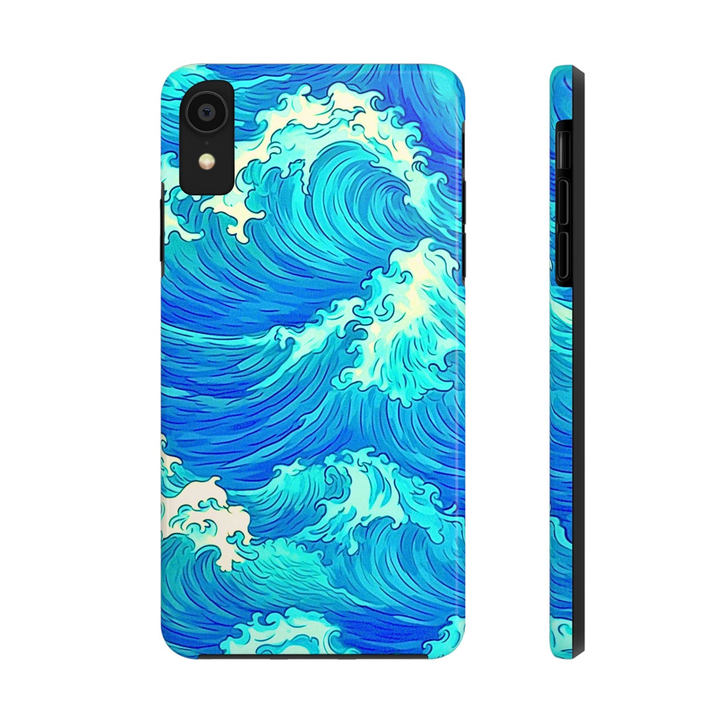 Cool Water Wave Style Tough Phone Case | Aesthetic