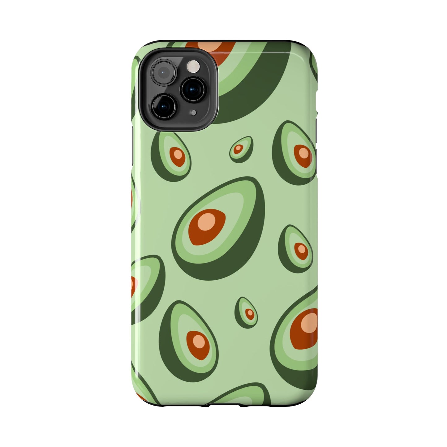 Trendy Avocado Pattern Green Aesthetic Minimal Fruit Phone Case | Food