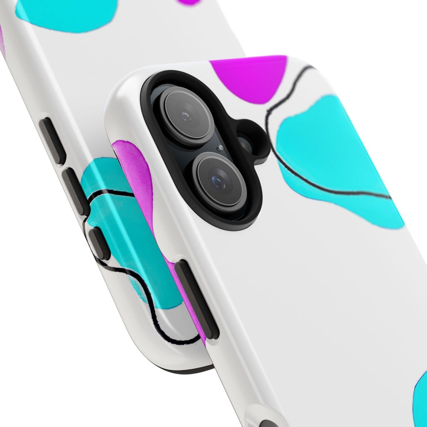 Abstract Shapes Preppy Pastel Style (Version 2) Tough Phone Case | Aesthetic