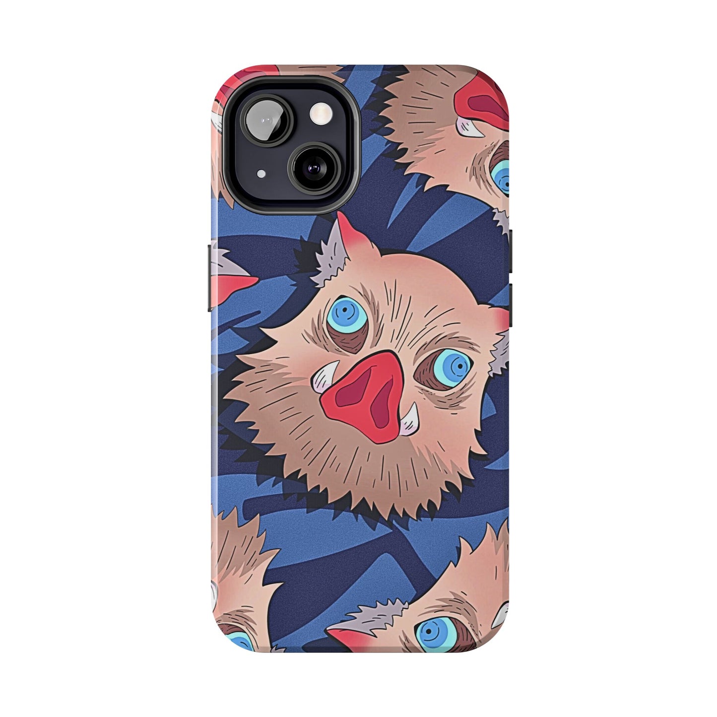Inosuke Hashibira Head Pattern Tough Phone Case | Anime - Demon Slayer