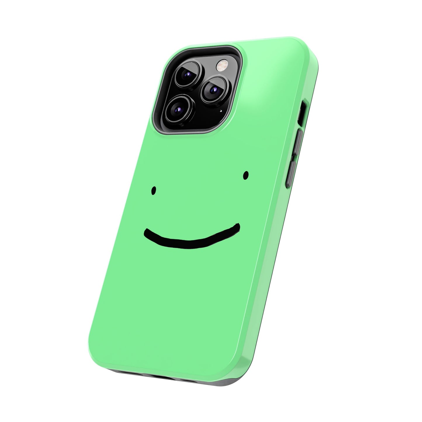 Simple Smile Green Face Tough Phone Case | Other