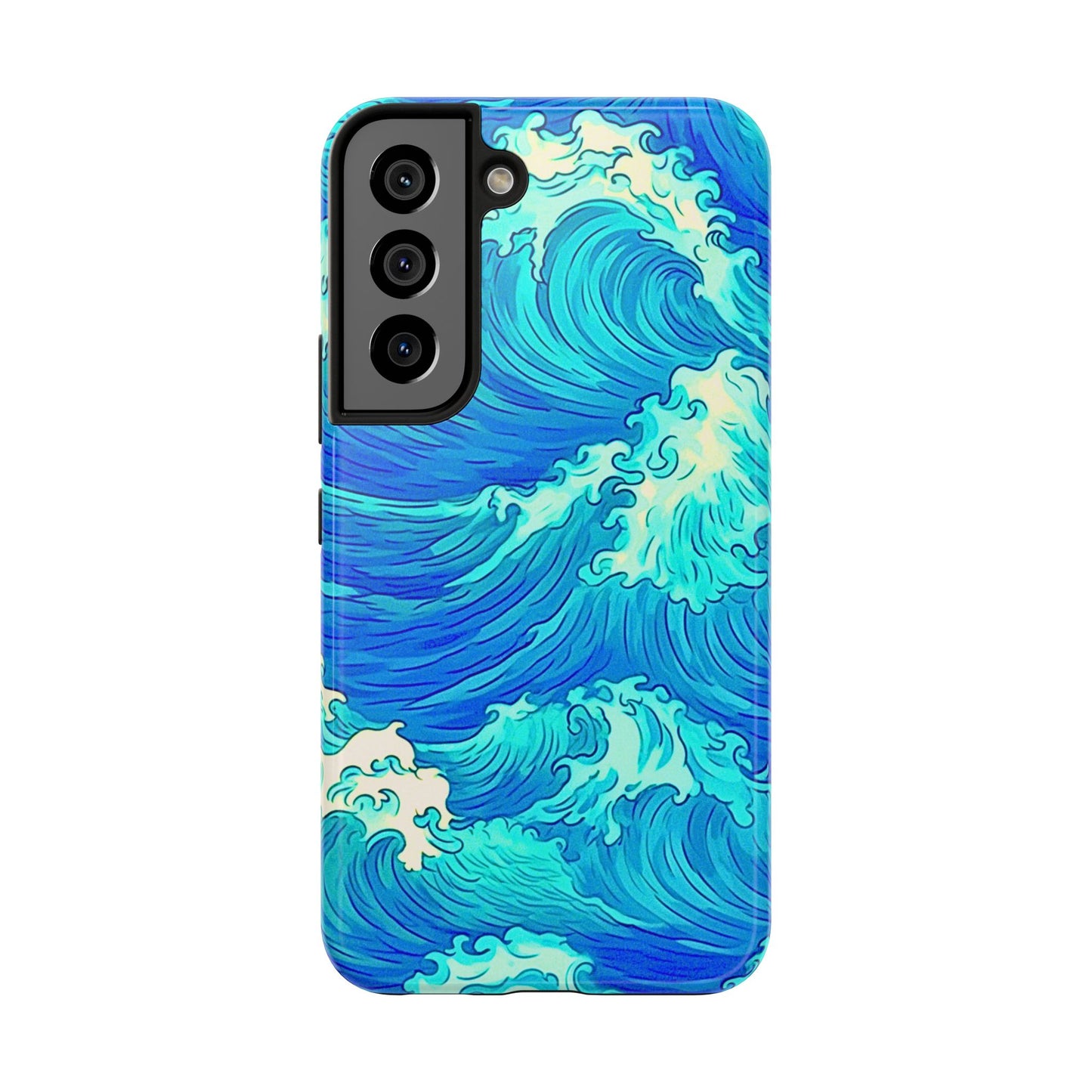 Cool Water Wave Style Tough Phone Case | Aesthetic