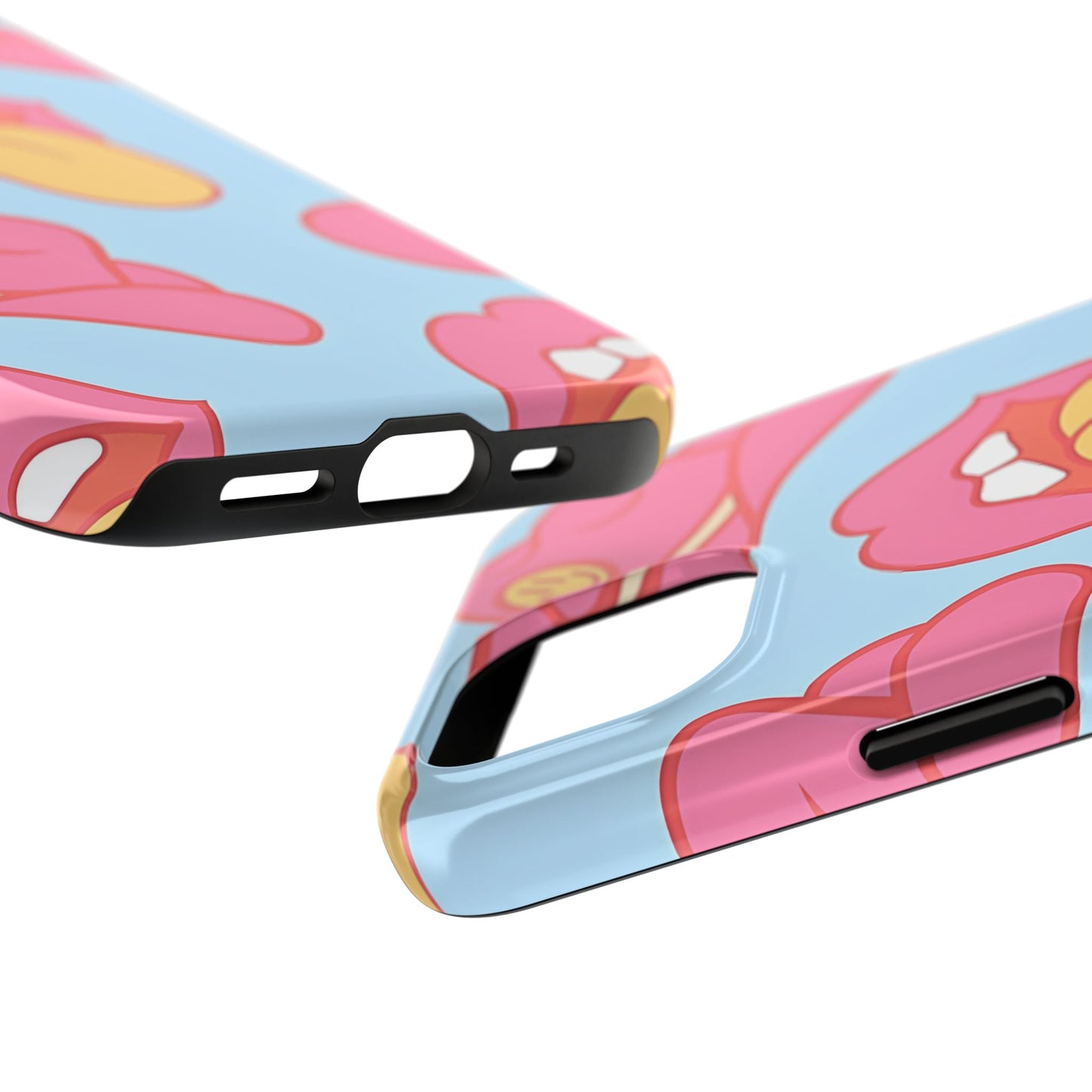 Preppy Cowboy Hat & Hot Lips Pattern (Version 1) Tough Phone Case | Aesthetic