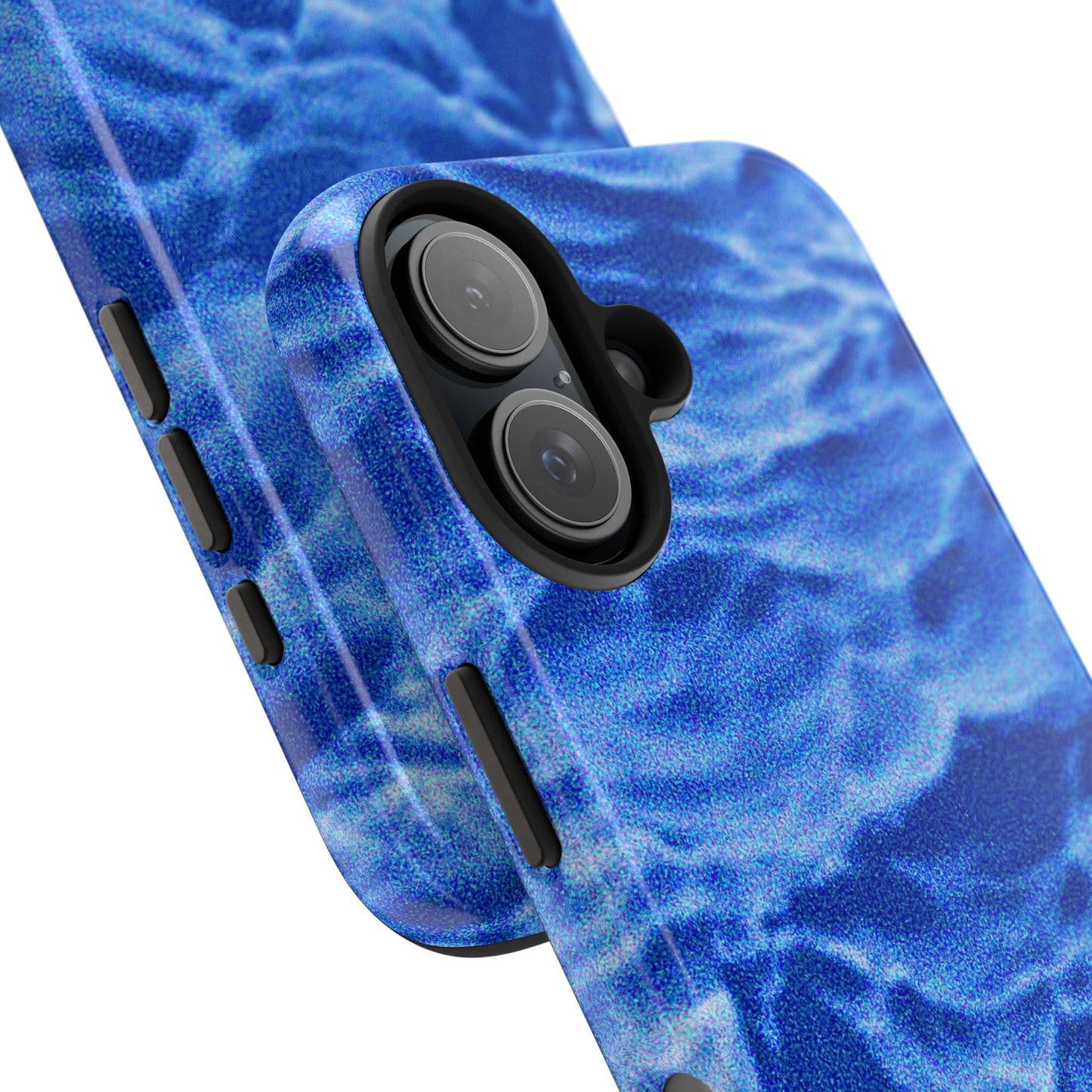 Blurred Ocean Waves Dark Blue Tough Phone Case | Aesthetic