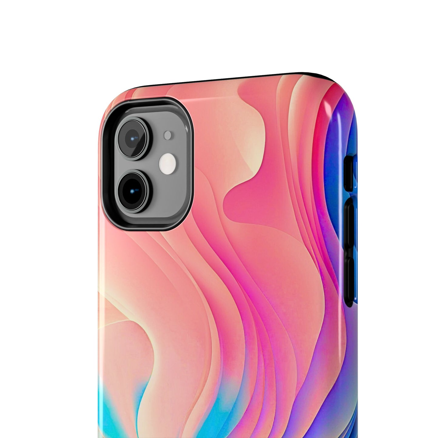 Abstract Pastel Waves Tough Phone Case | Aesthetic