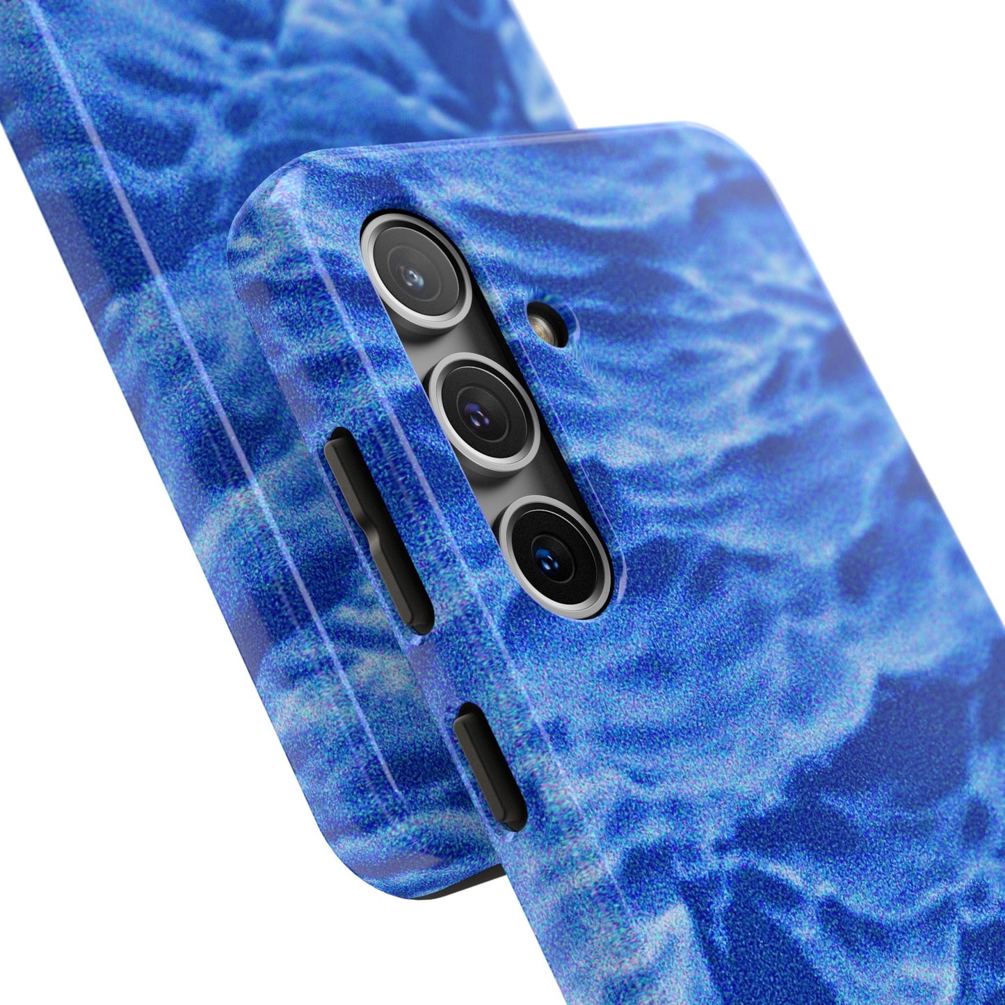 Blurred Ocean Waves Dark Blue Tough Phone Case | Aesthetic