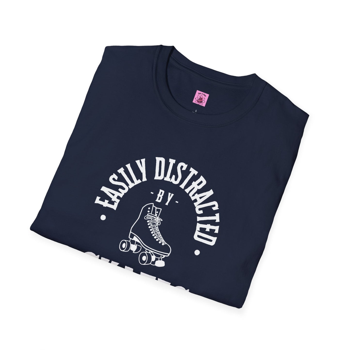 Easily Distracted by Skates Unisex T-Shirt