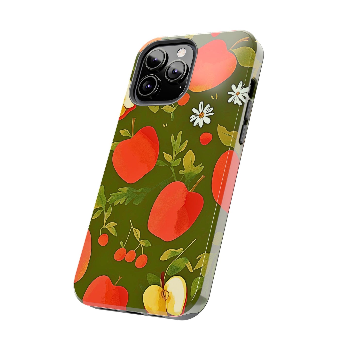 Apple & Berry Garden Pattern Style Tough Phone Case/Cover | Aesthetic