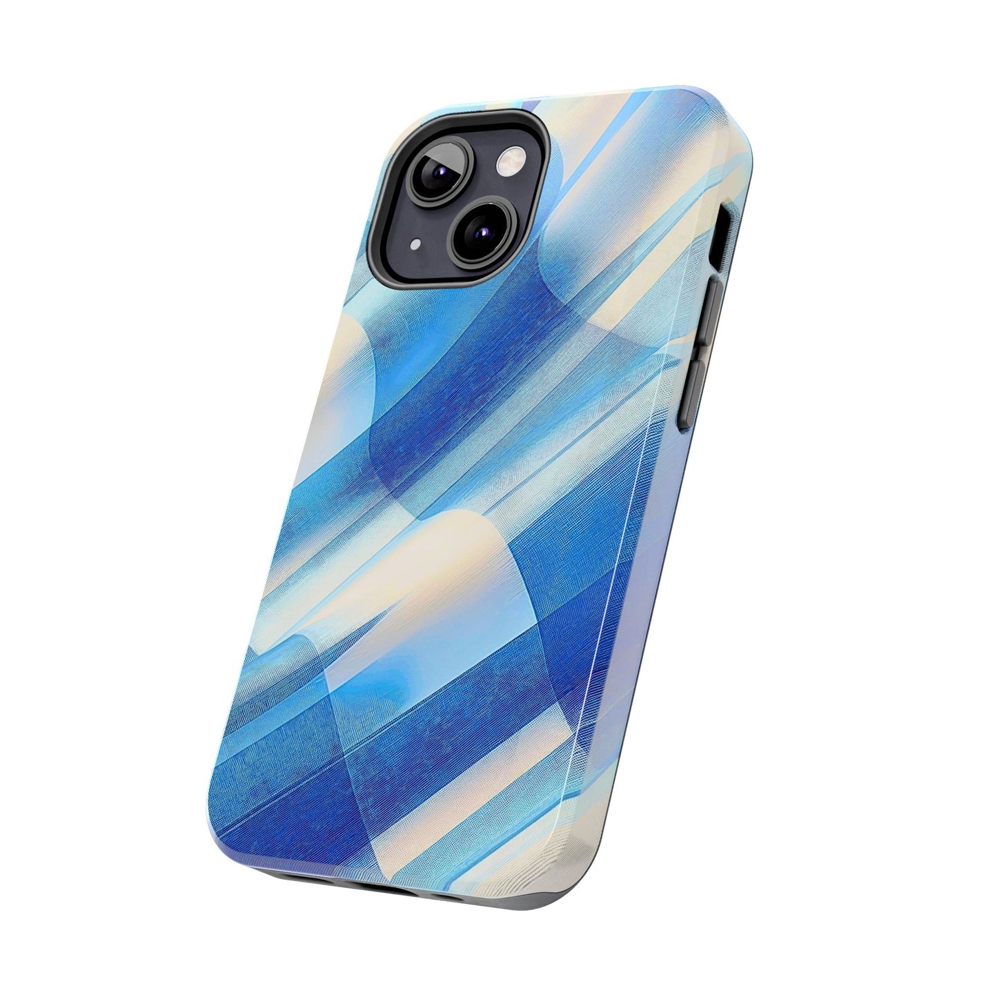 Pastel Plaid Pattern Clean Tough Phone Case | Aesthetic