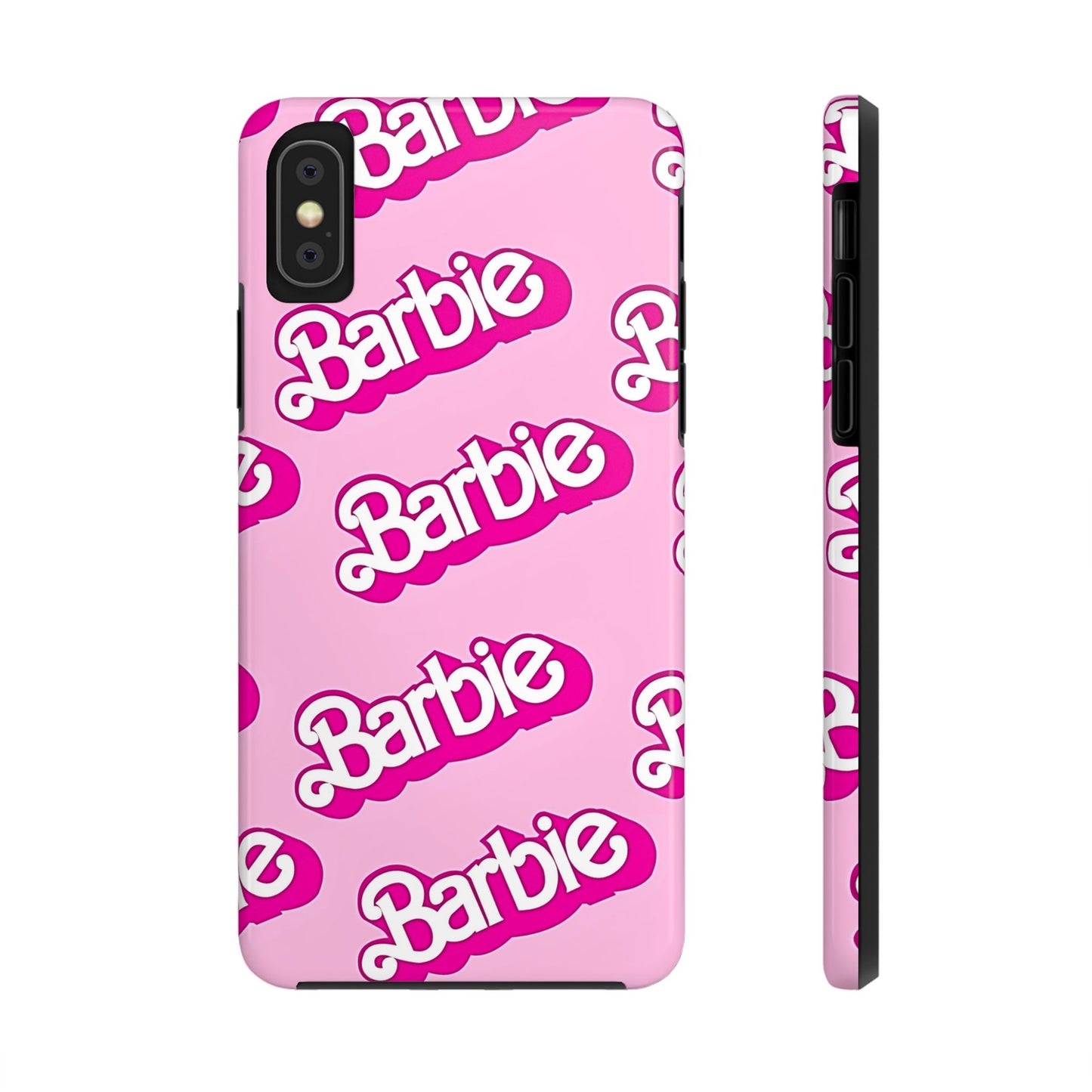 Retro Style Barbie Logo Pattern Tough Phone Case/Cover | Aesthetic
