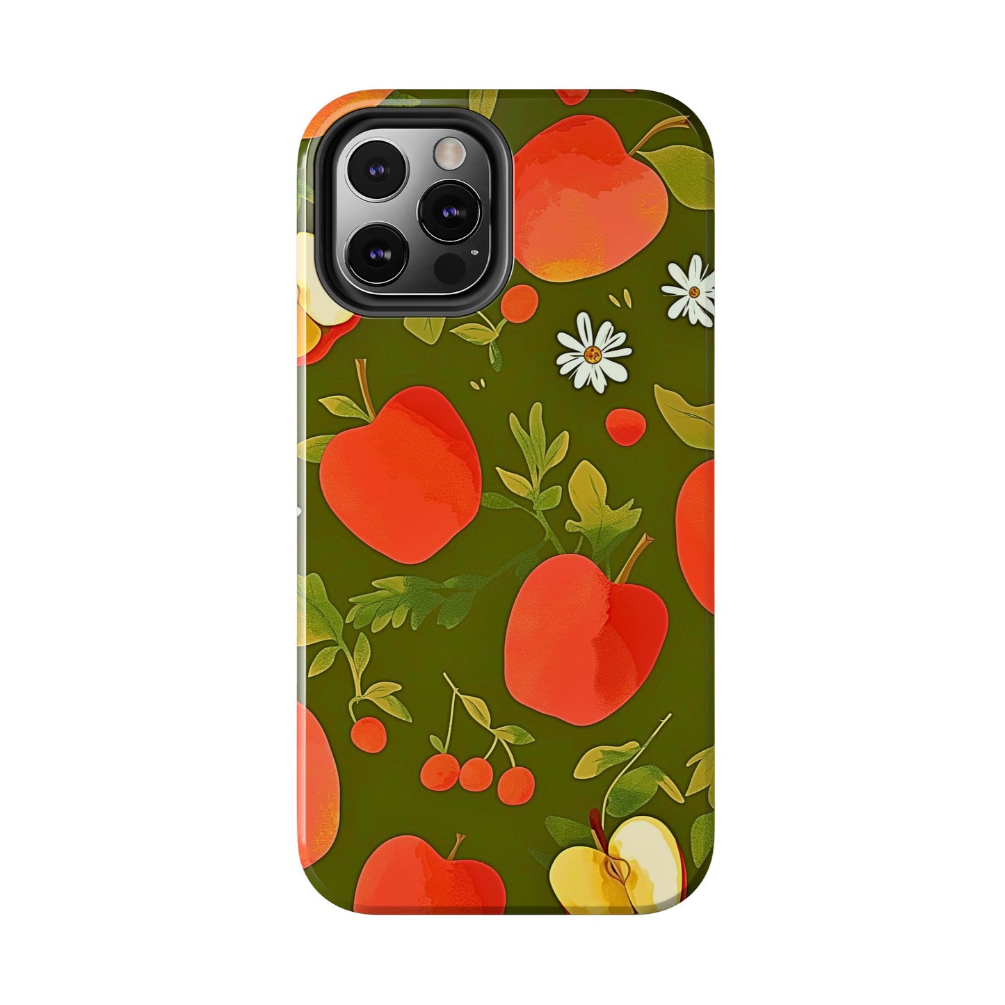 Apple & Berry Garden Pattern Style Tough Phone Case/Cover | Aesthetic