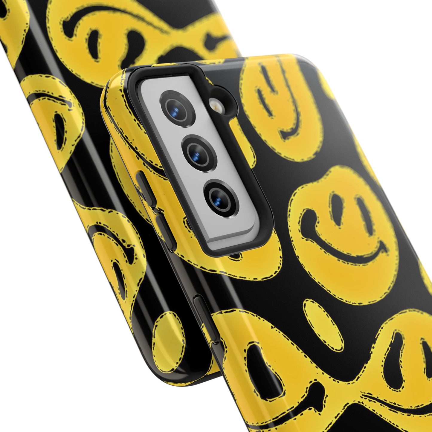 Colorful Trippy Smiley Face (Version 1) Tough Phone Case | Aesthetic