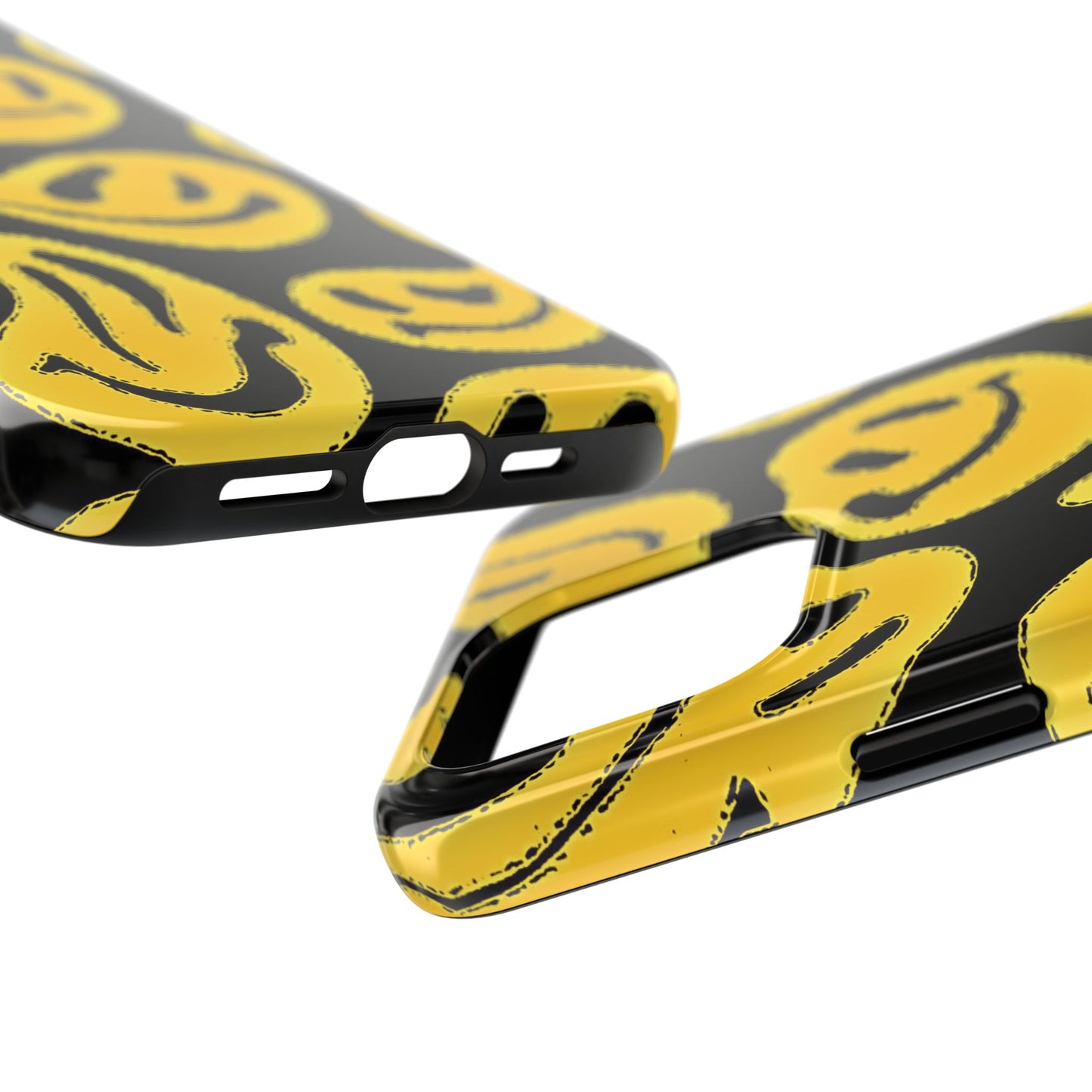Colorful Trippy Smiley Face (Version 1) Tough Phone Case | Aesthetic
