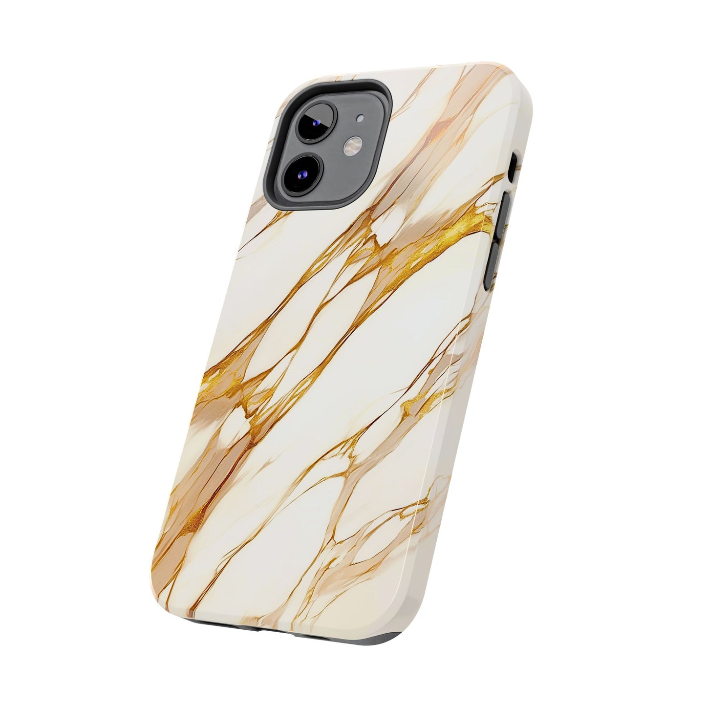 Luxury Marble Gold Vein Texture Pattern Style Tough Phone Case/Cover | Aesthetic