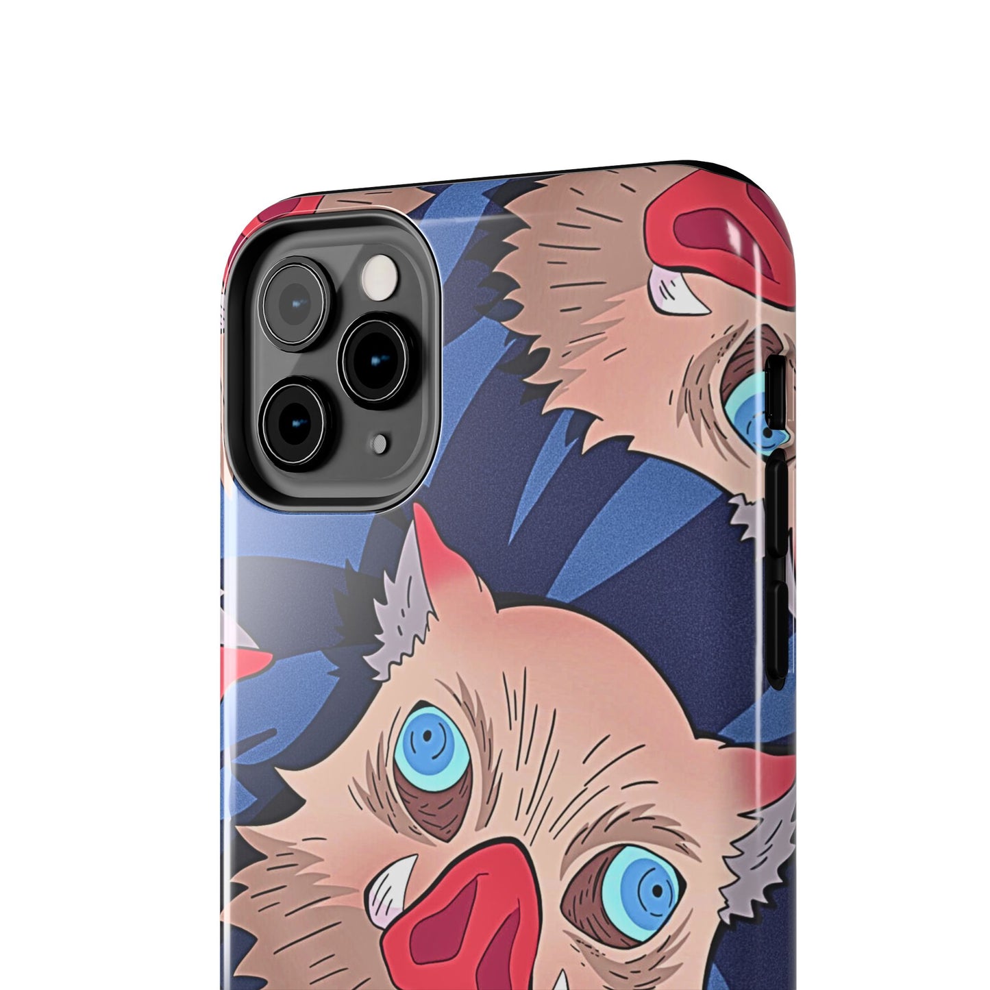 Inosuke Hashibira Head Pattern Tough Phone Case | Anime - Demon Slayer