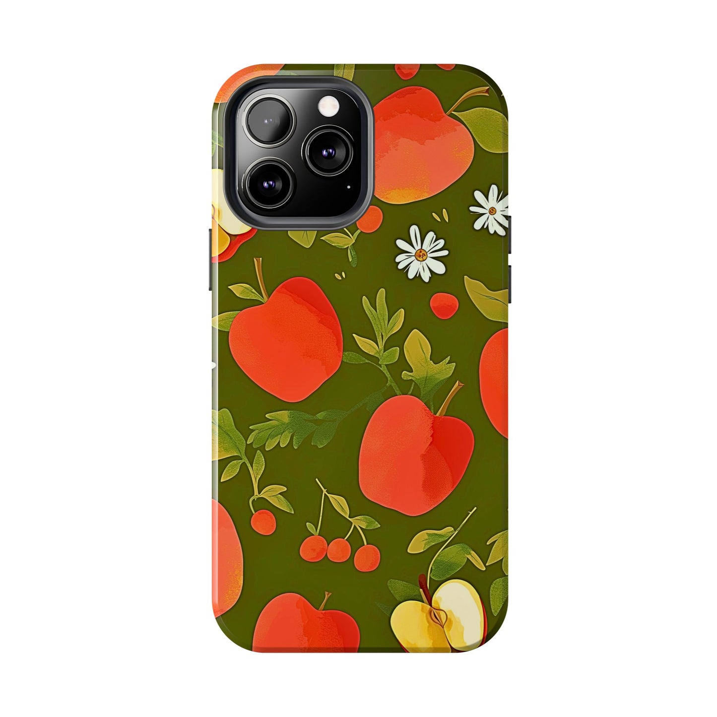 Apple & Berry Garden Pattern Style Tough Phone Case/Cover | Aesthetic
