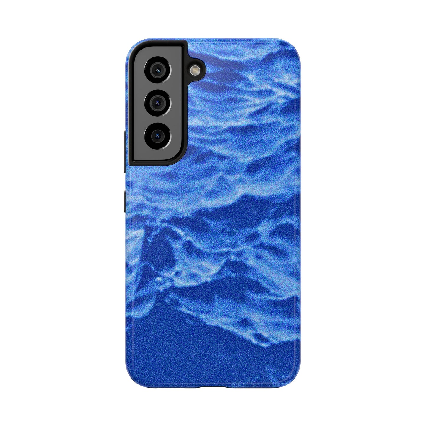 Blurred Ocean Waves Dark Blue Tough Phone Case | Aesthetic