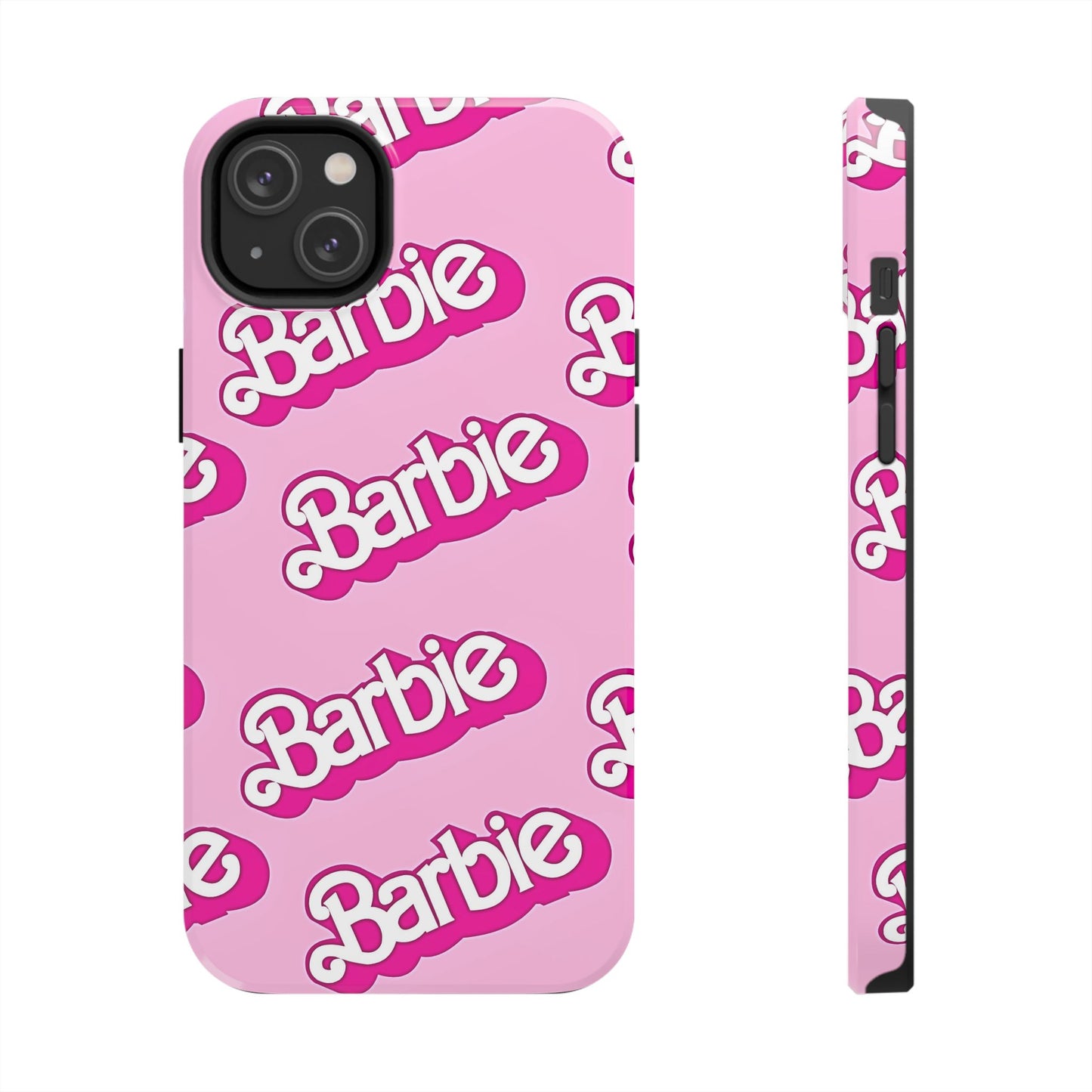 Retro Style Barbie Logo Pattern Tough Phone Case/Cover | Aesthetic