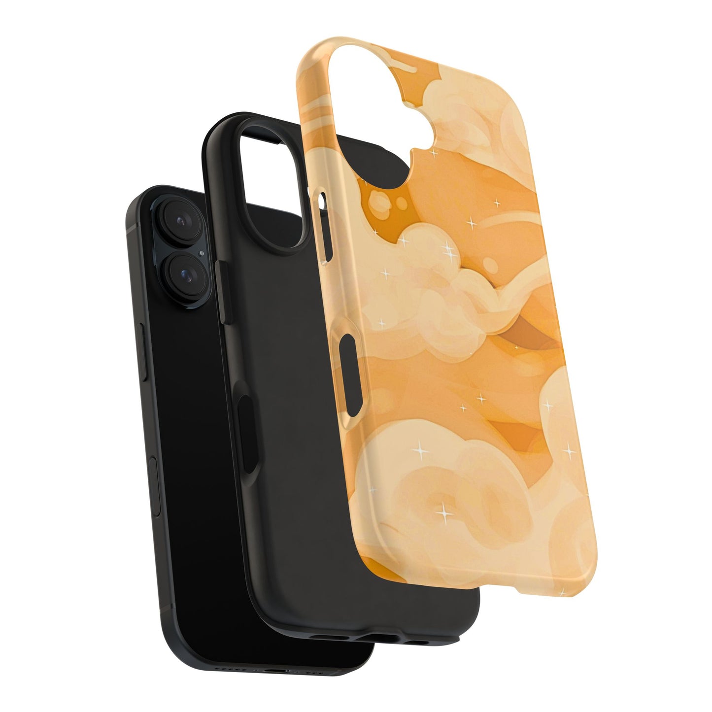 Colored Clouds Style Tough Phone Case | Aesthetic