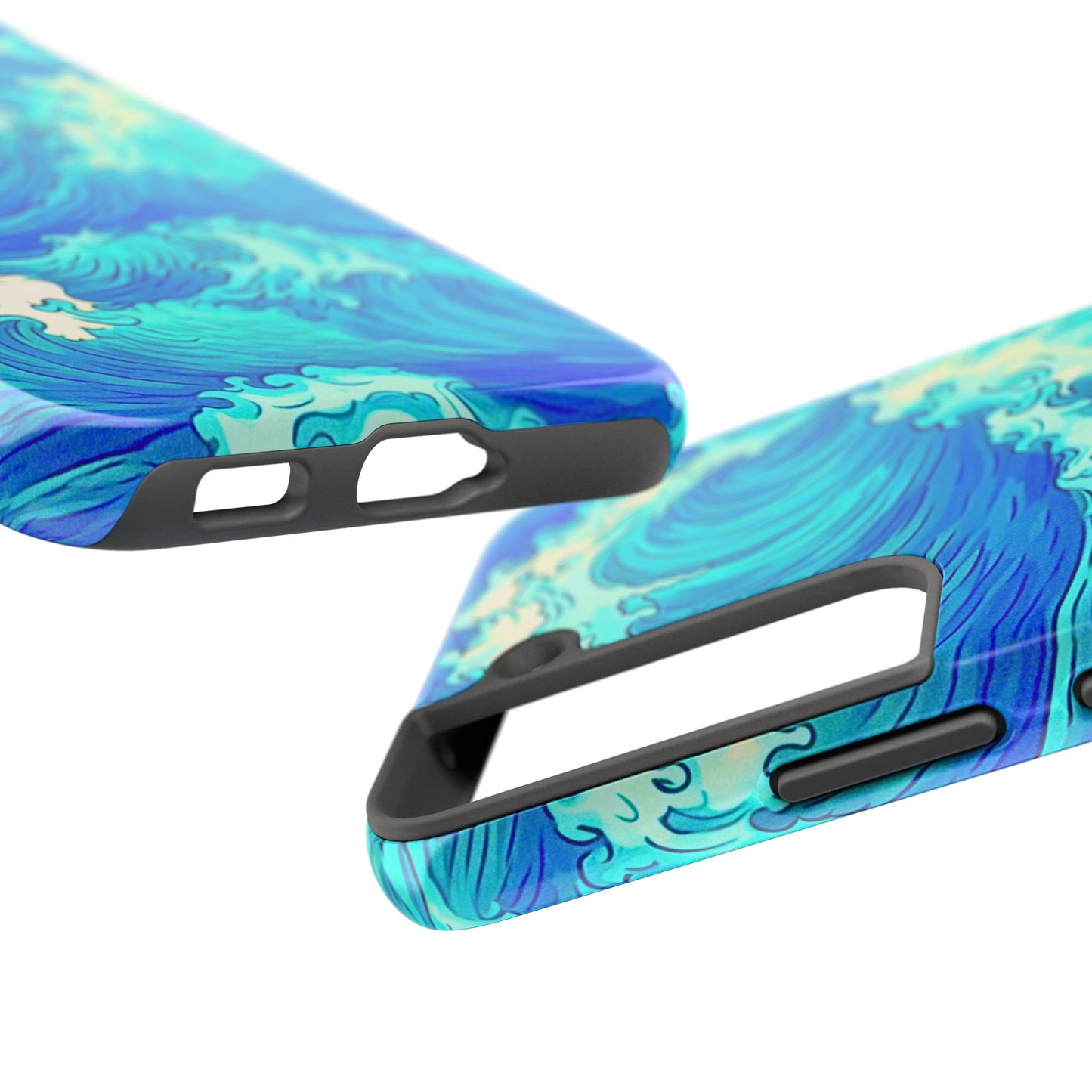 Cool Water Wave Style Tough Phone Case | Aesthetic