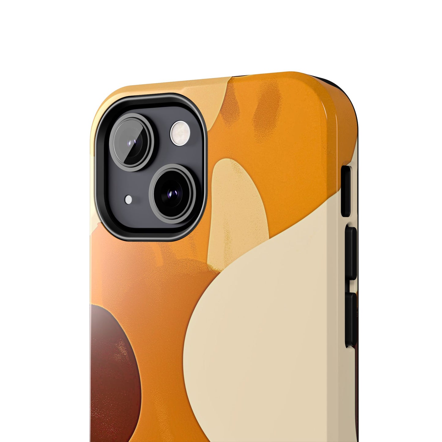 Funda/Cubierta resistente para teléfono con diseño en beige y marrón Earth Harmony | Estética