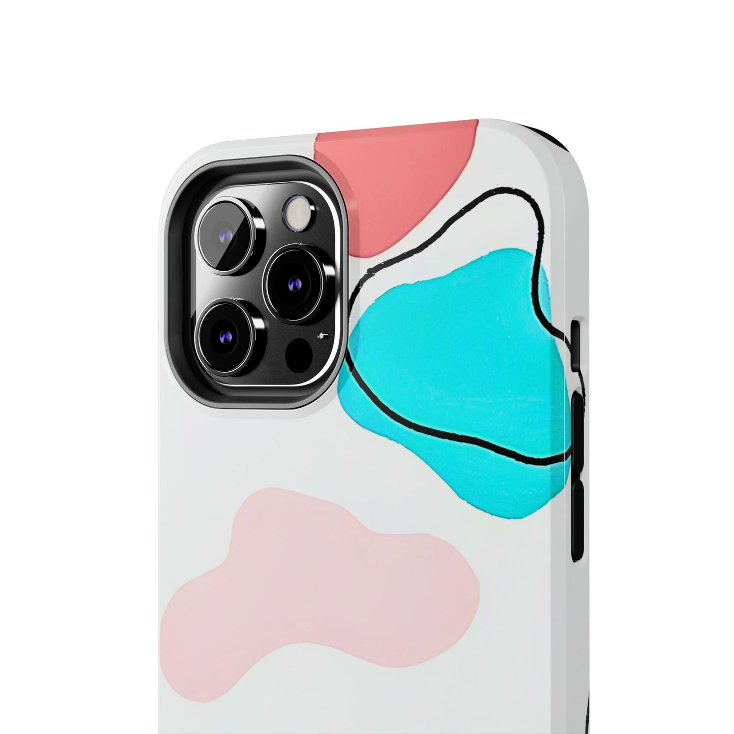 Abstract Shapes Preppy Pastel Style (Version 1) Tough Phone Case | Aesthetic