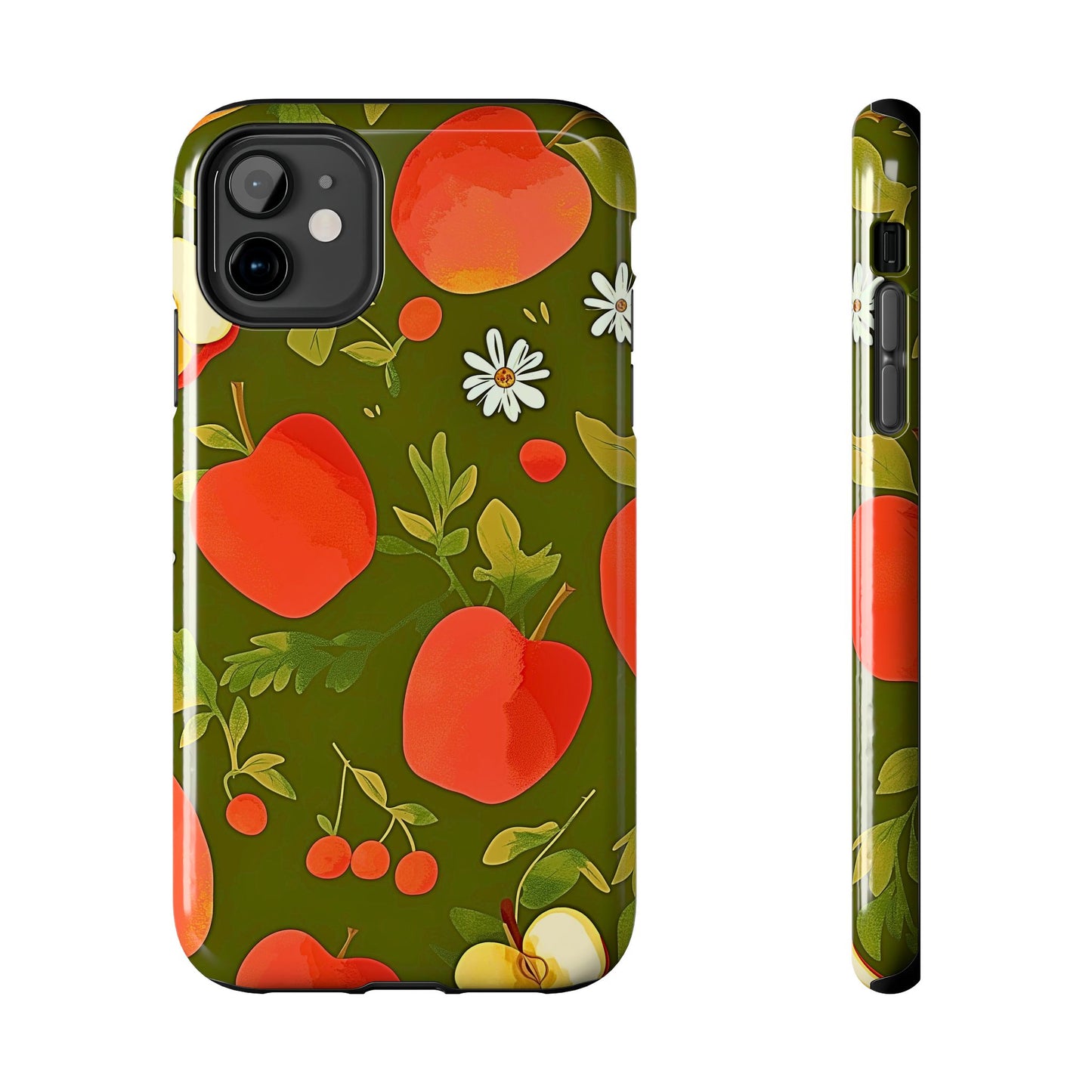 Apple & Berry Garden Pattern Style Tough Phone Case/Cover | Aesthetic