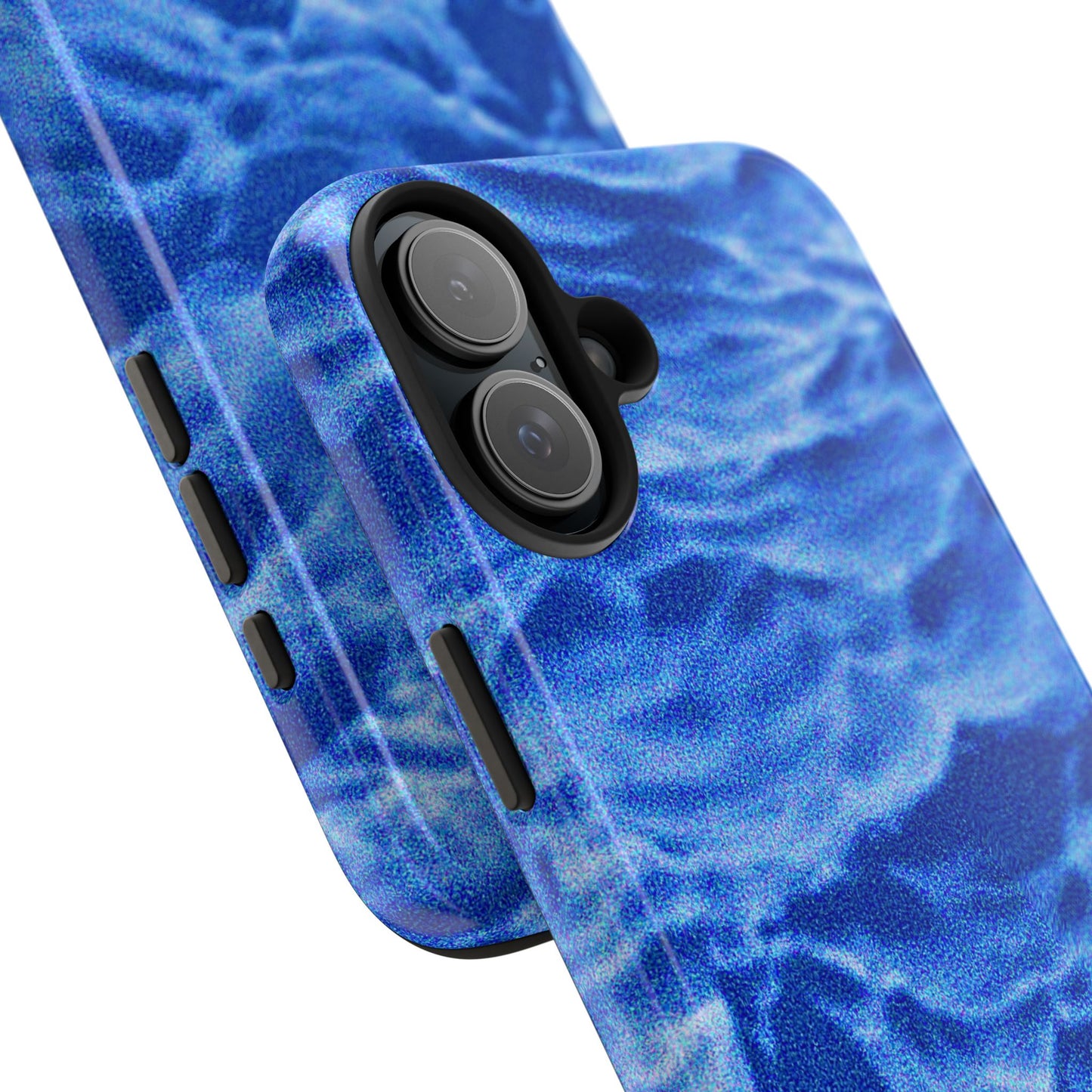 Blurred Ocean Waves Dark Blue Tough Phone Case | Aesthetic