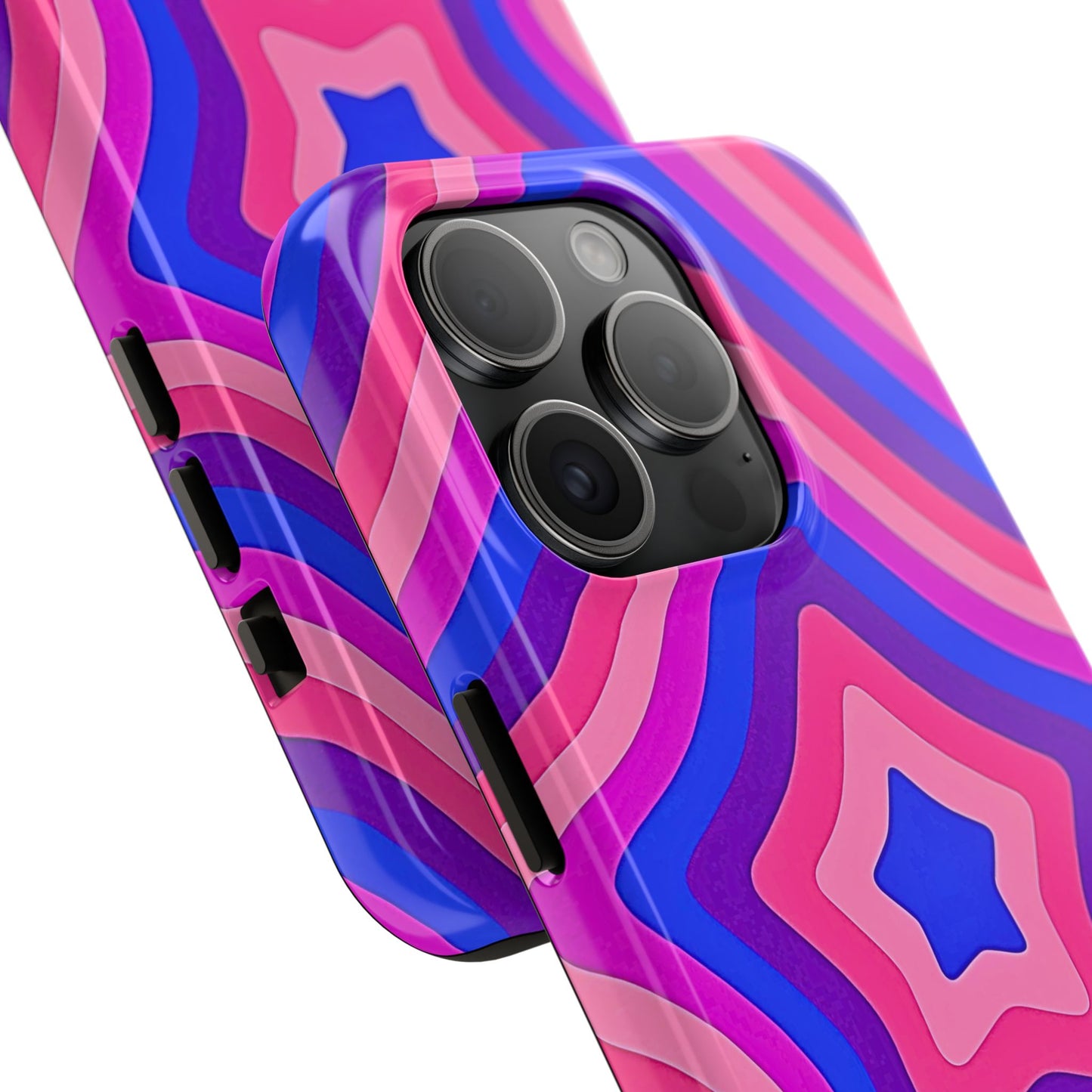 Funda resistente para teléfono con diseño de estrella retro | Estética