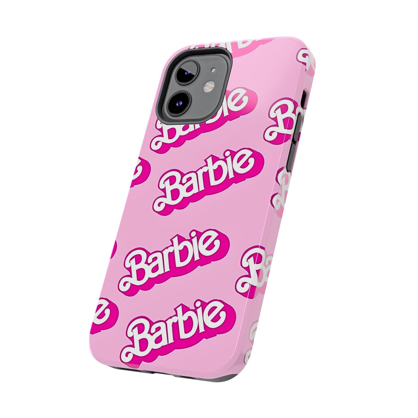 Retro Style Barbie Logo Pattern Tough Phone Case/Cover | Aesthetic