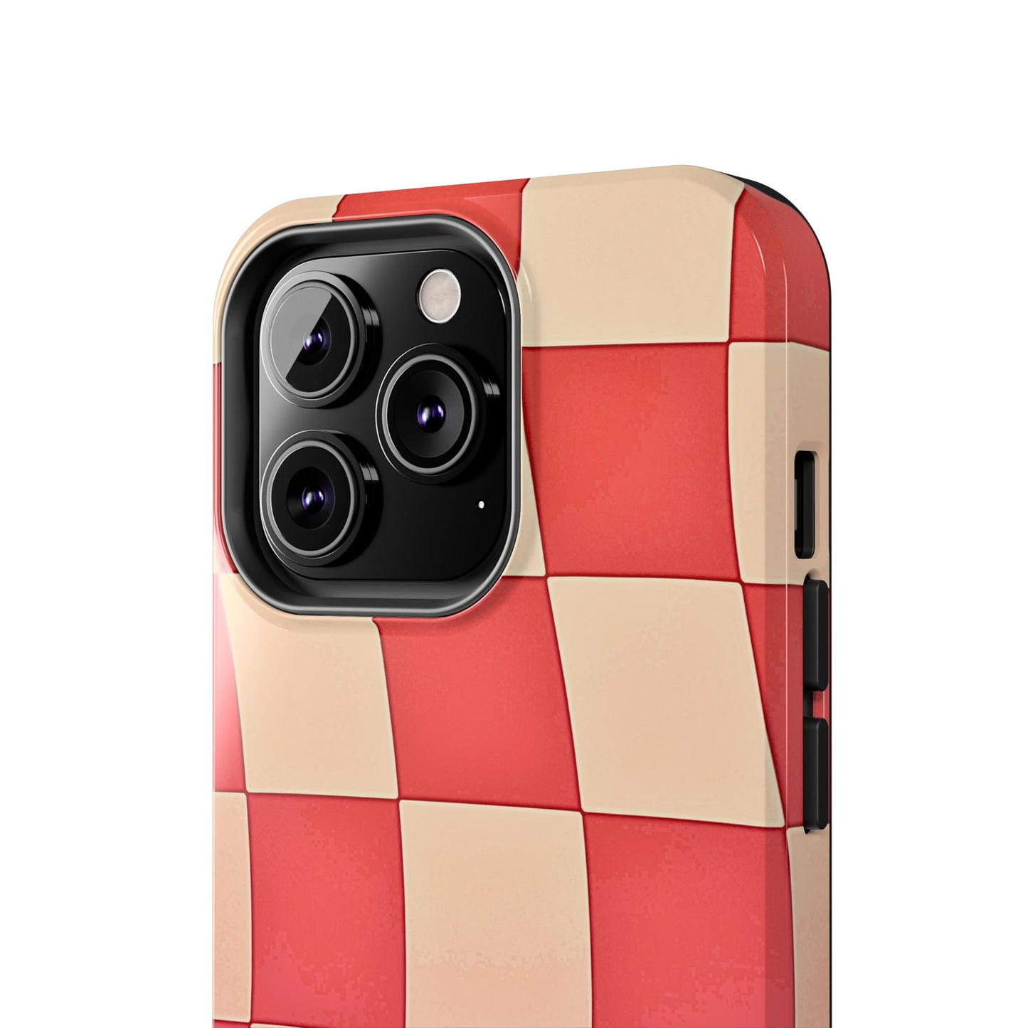 Preppy Checkered Pink Tough Phone Case | Aesthetic