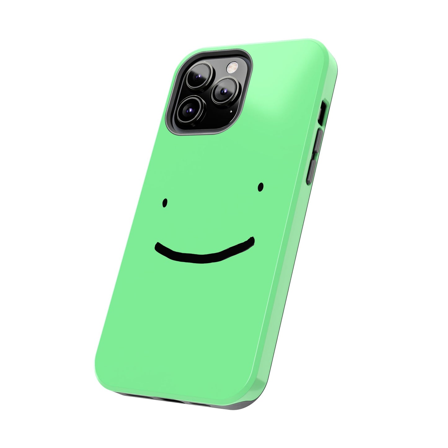Simple Smile Green Face Tough Phone Case | Other