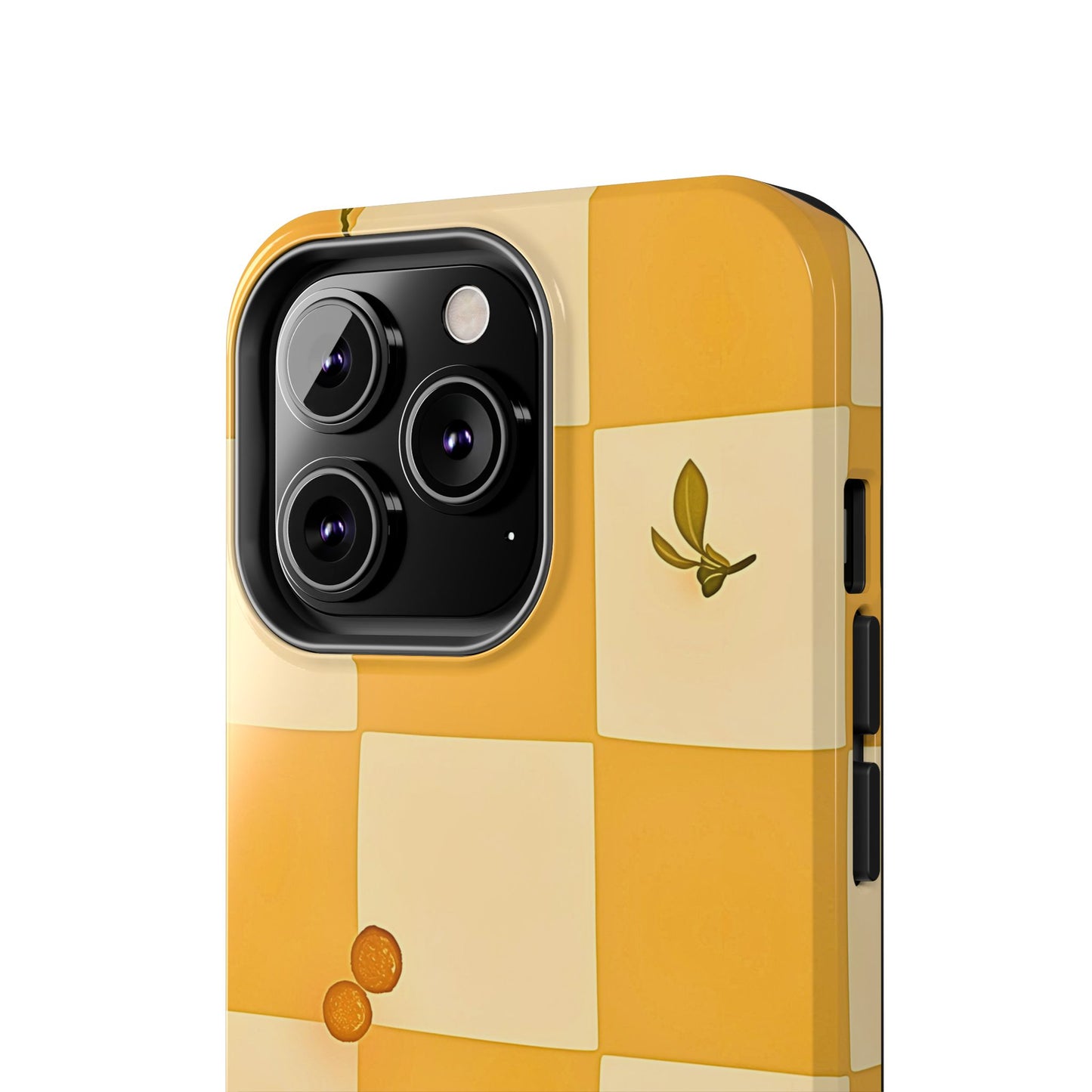 Yellow Checkered Preppy Daisies Tough Phone Case | Aesthetic