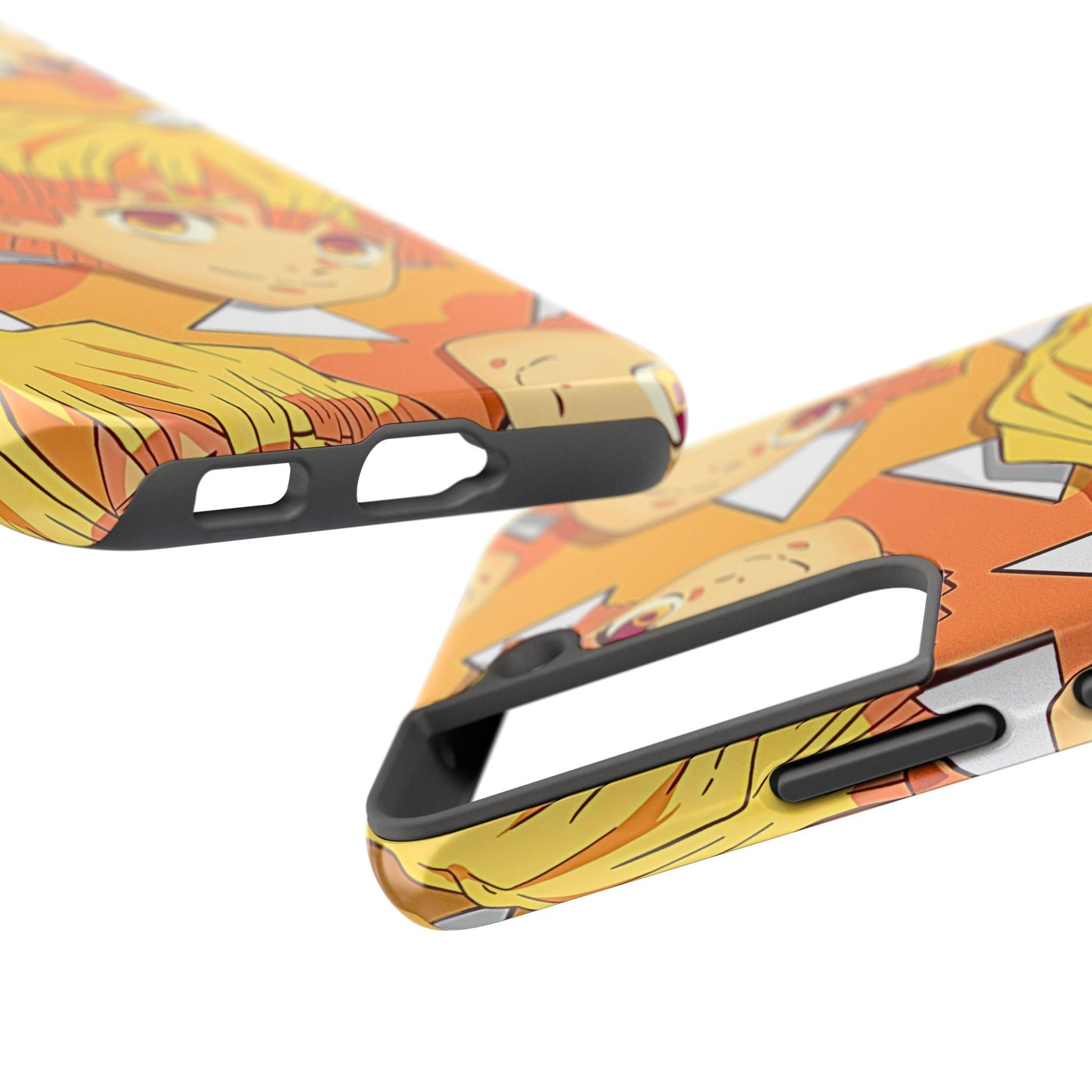 Zenitsu Agatsuma Haori Head Pattern Tough Phone Case | Anime - Demon Slayer