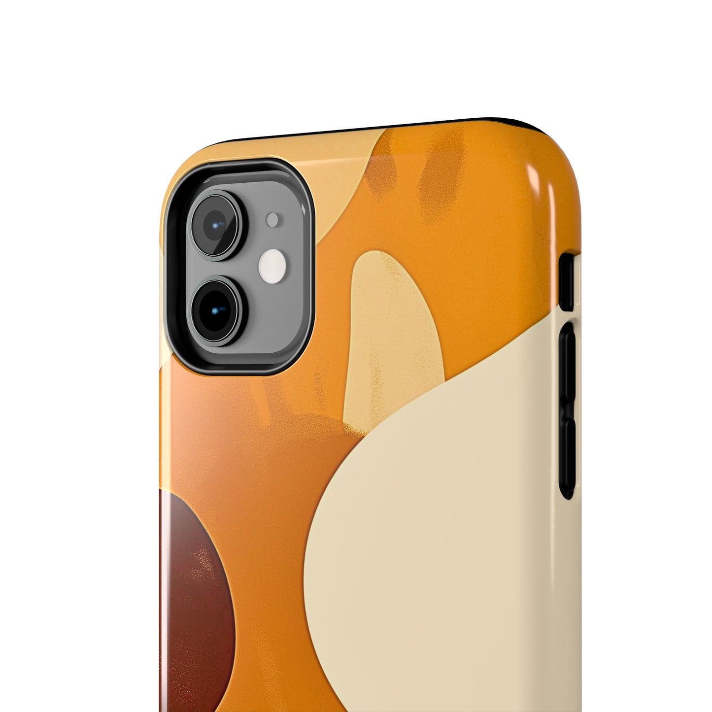 Funda/Cubierta resistente para teléfono con diseño en beige y marrón Earth Harmony | Estética