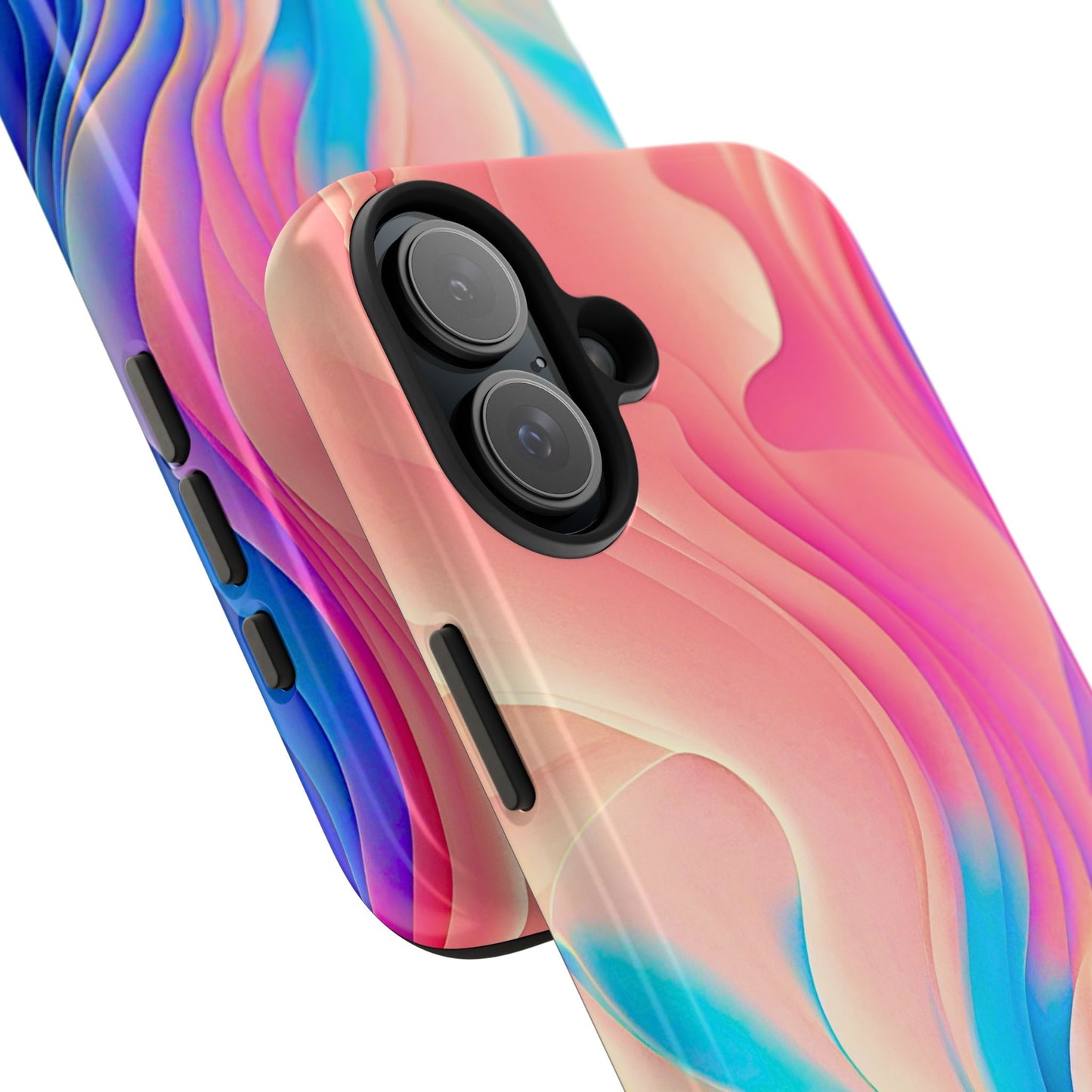 Abstract Pastel Waves Tough Phone Case | Aesthetic
