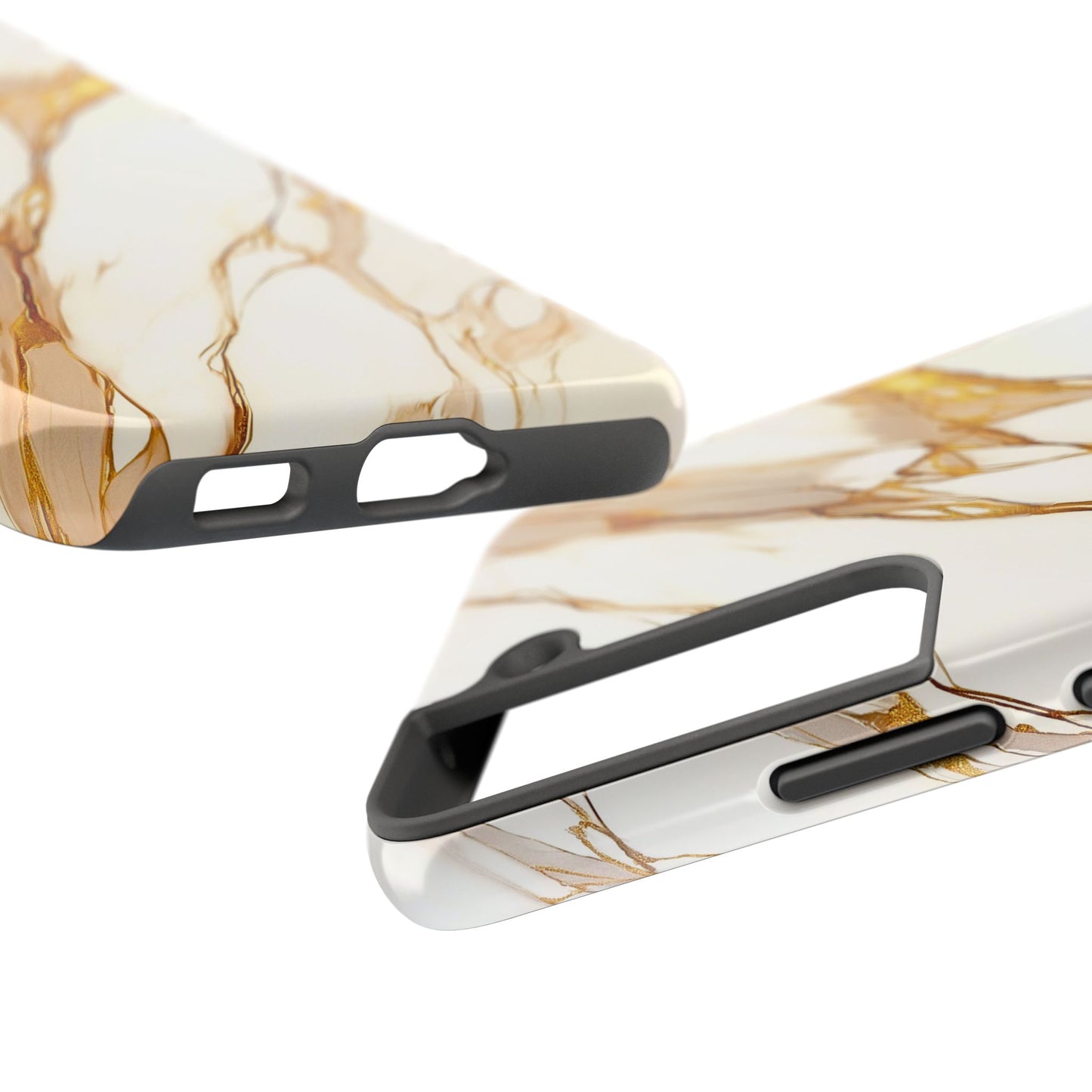 Luxury Marble Gold Vein Texture Pattern Style Tough Phone Case/Cover | Aesthetic