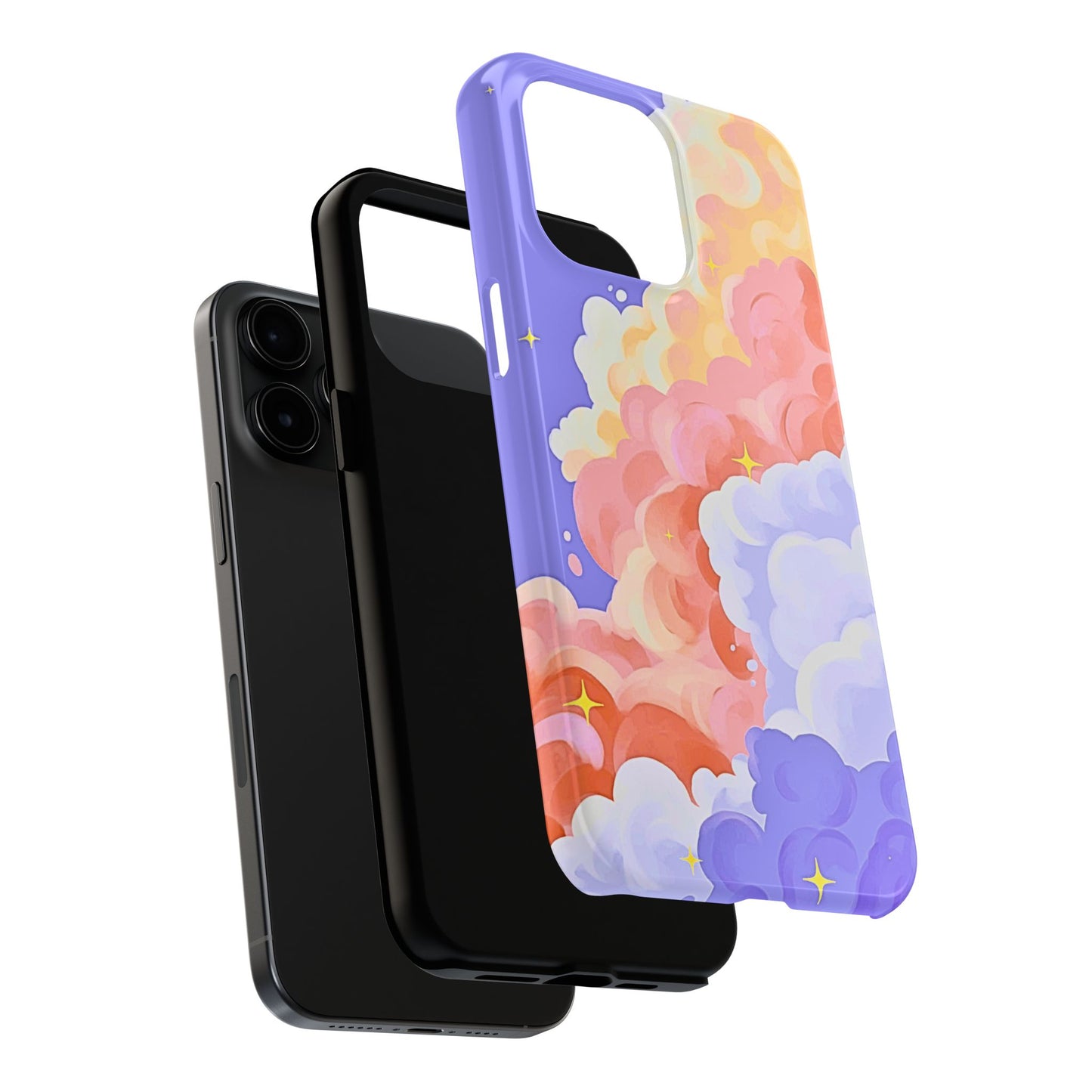 Dream Colored Clouds Style Tough Phone Case | Aesthetic