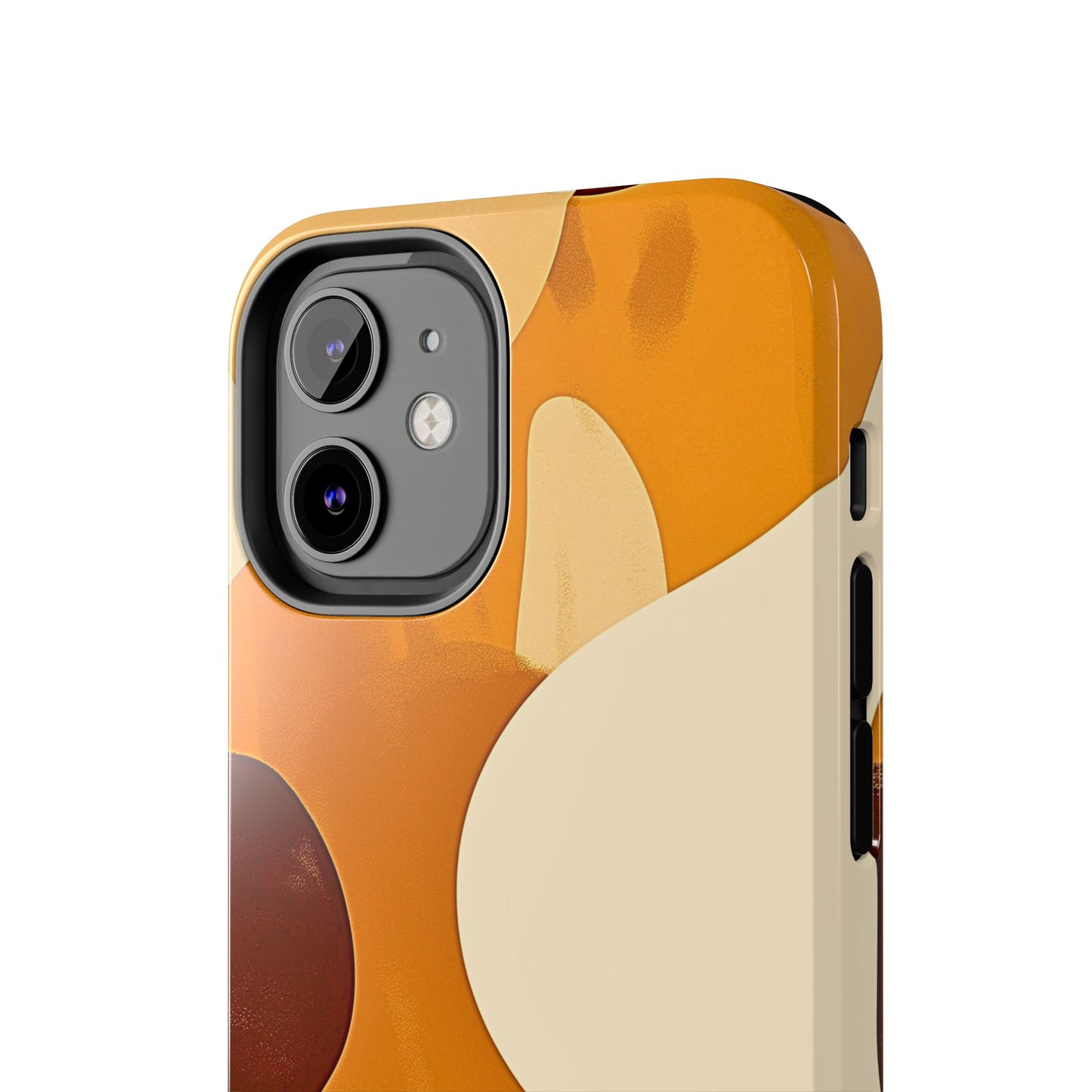 Funda/Cubierta resistente para teléfono con diseño en beige y marrón Earth Harmony | Estética