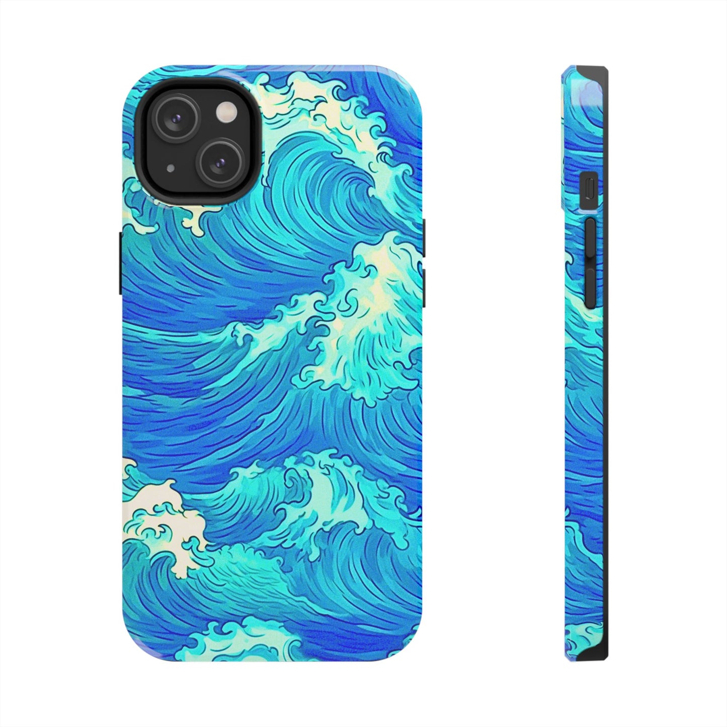 Cool Water Wave Style Tough Phone Case | Aesthetic