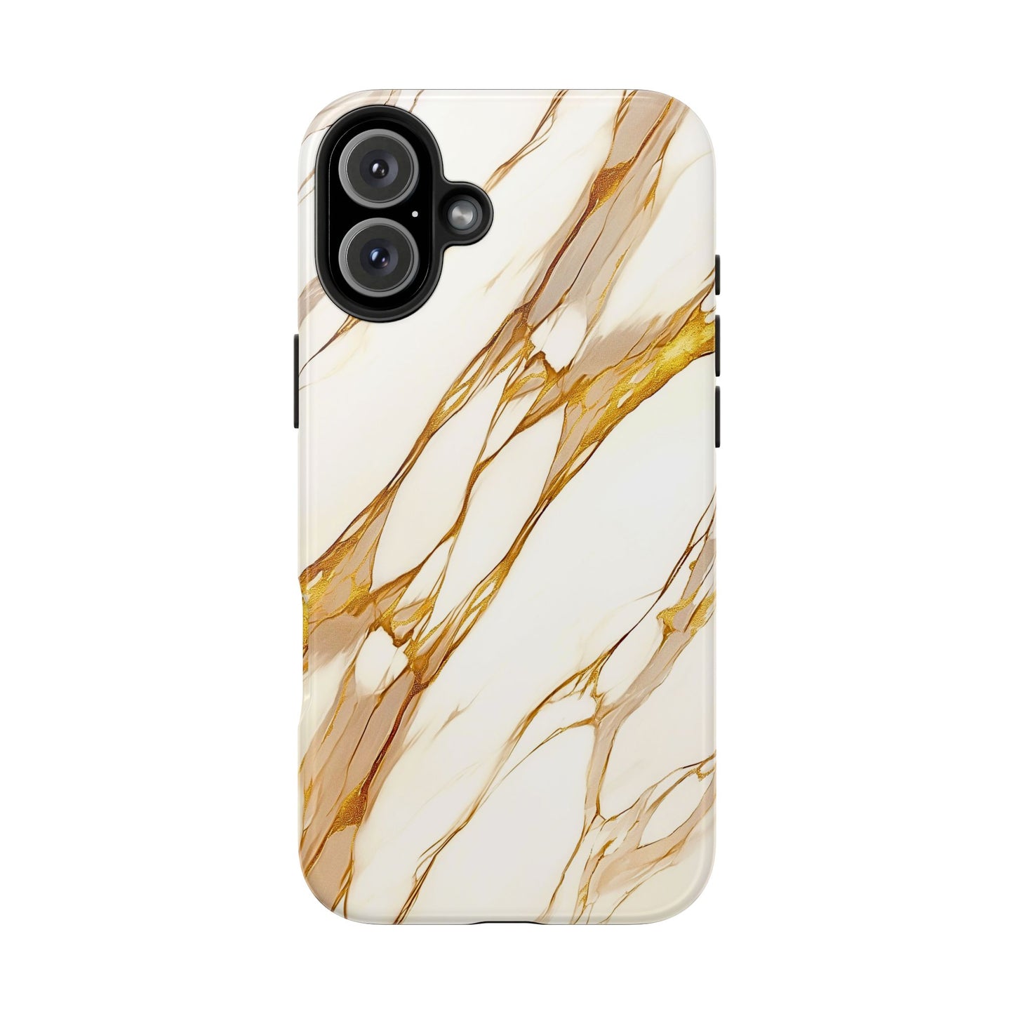 Luxury Marble Gold Vein Texture Pattern Style Tough Phone Case/Cover | Aesthetic